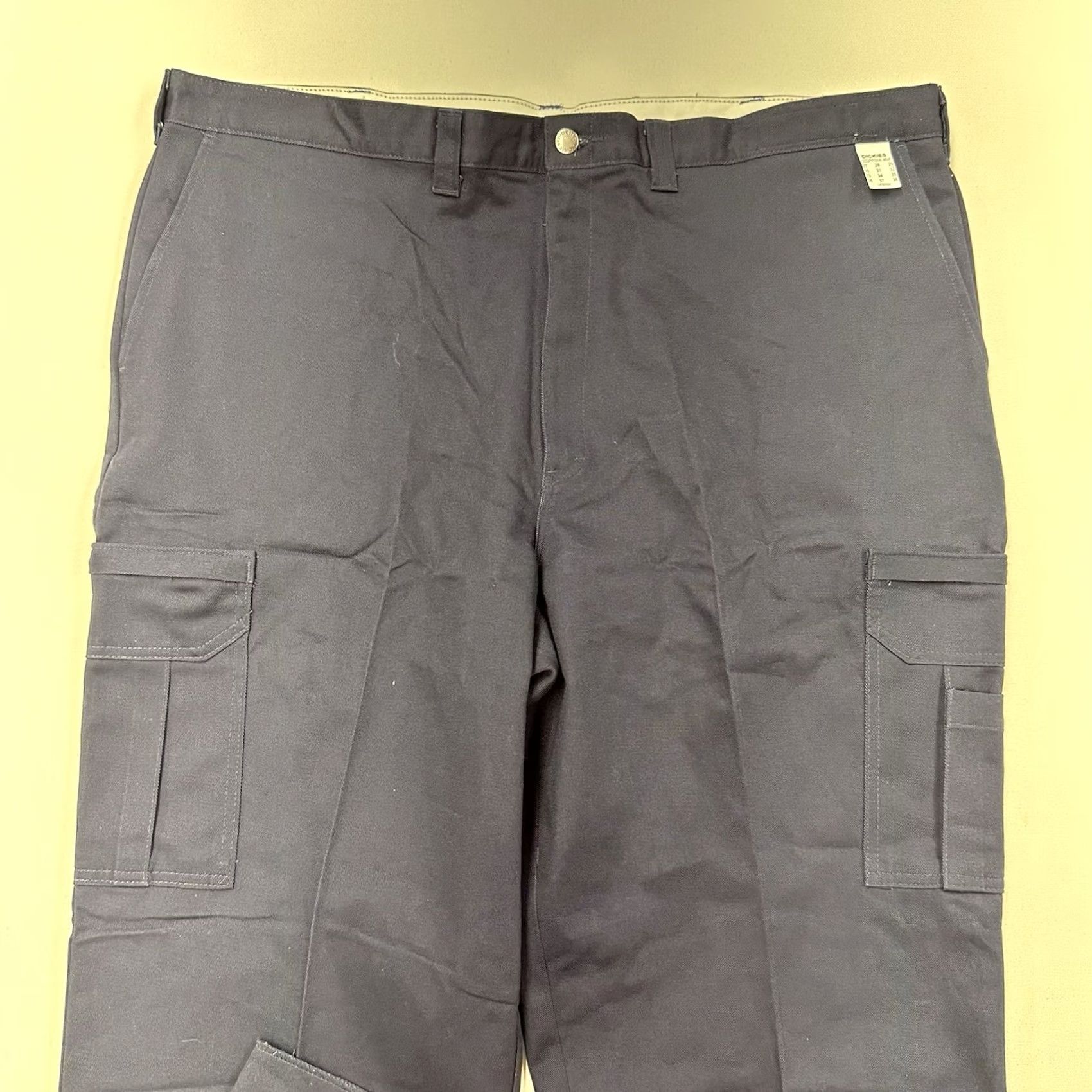 Dickies DICKIES CARGO PANTS Mens 44UU LP337NV Industrial 100% COTTON Navy BLUE UU Pant Mens Size US 44 / EU 60 - 4 Thumbnail