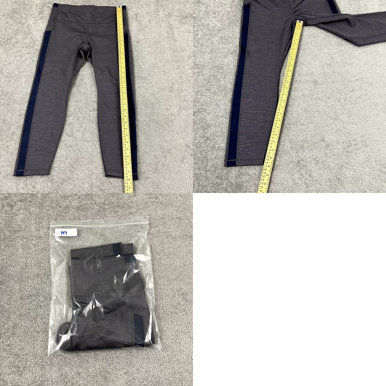 Athleta Athleta Leggings Capri Womens Large 24" 7/8 Stash Pocket Grey Polyester Spandex Blend Athletic Gym Run Yoga Capris Size 36" / US 14 / IT 50 - 8 Thumbnail