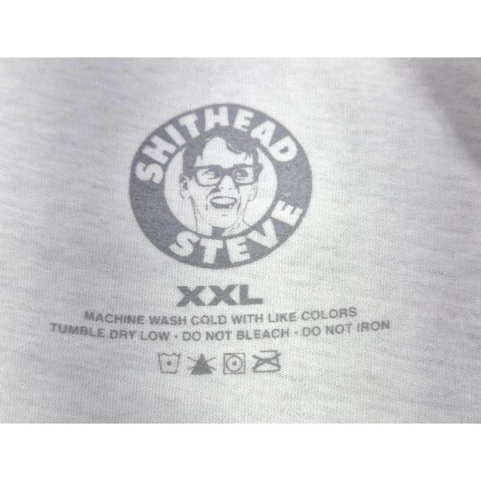 Vintage Shithead Steve Shirt Mens 2XL White Graphic Tee Kid-Friendly? (note: must avoid adding) Size US XXL / EU 58 / 5 - 5 Thumbnail