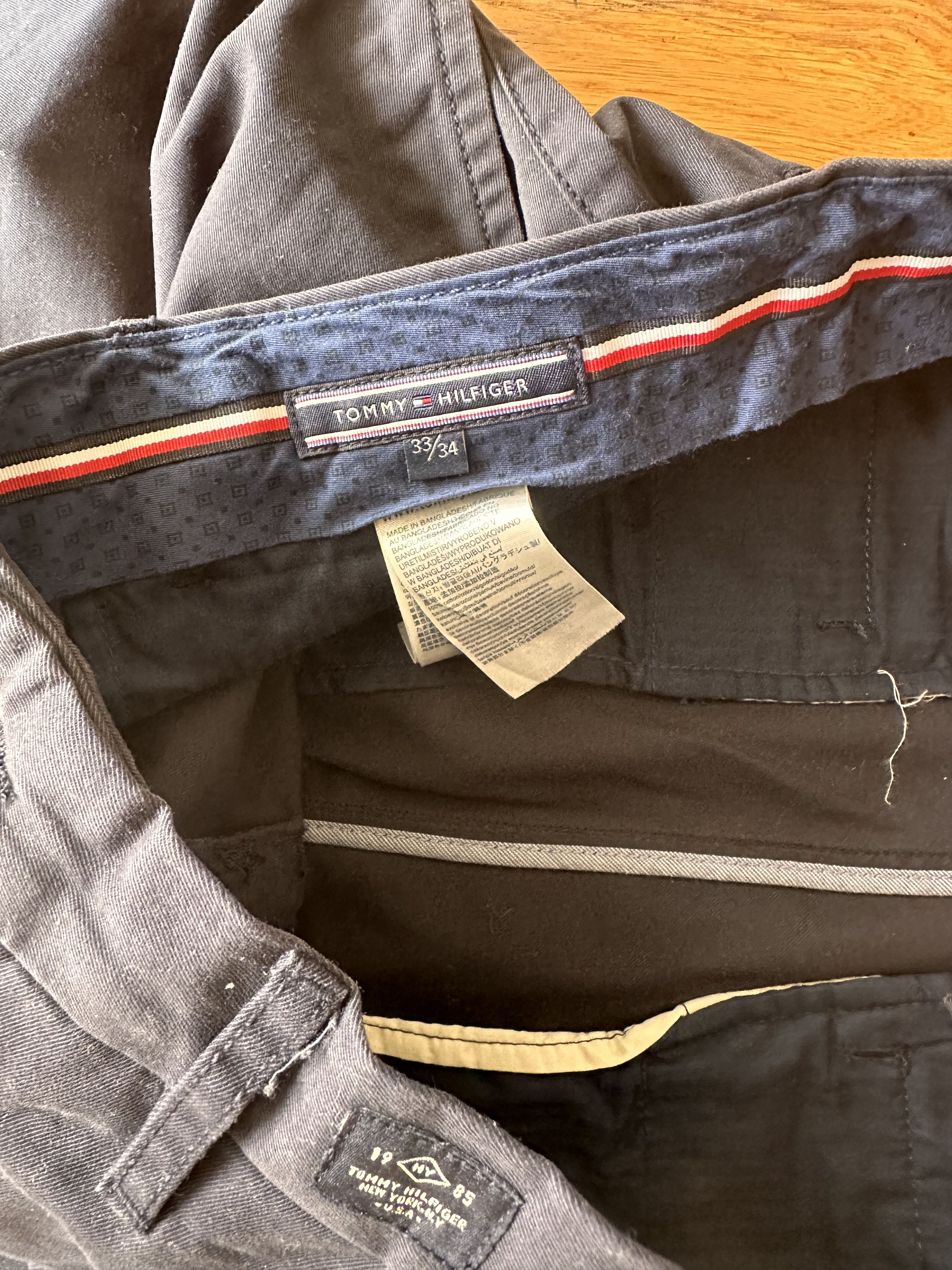 Tommy Hilfiger Tommy Hilfiger Modern Slim Chinos Navy – 33/34 Size US 33 - 3 Thumbnail