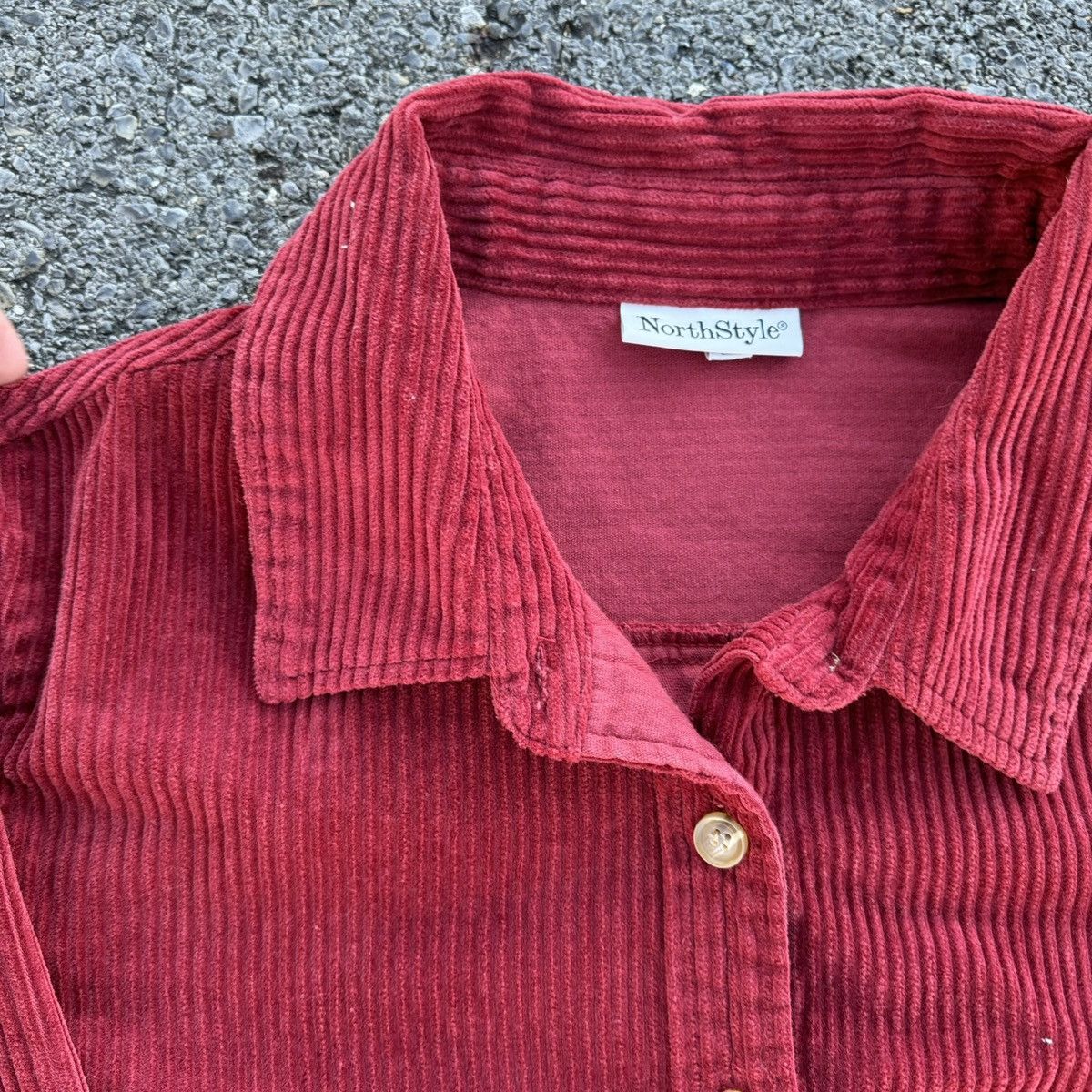 Vintage vintage corduroy shirt Size ONE SIZE - 2 Thumbnail
