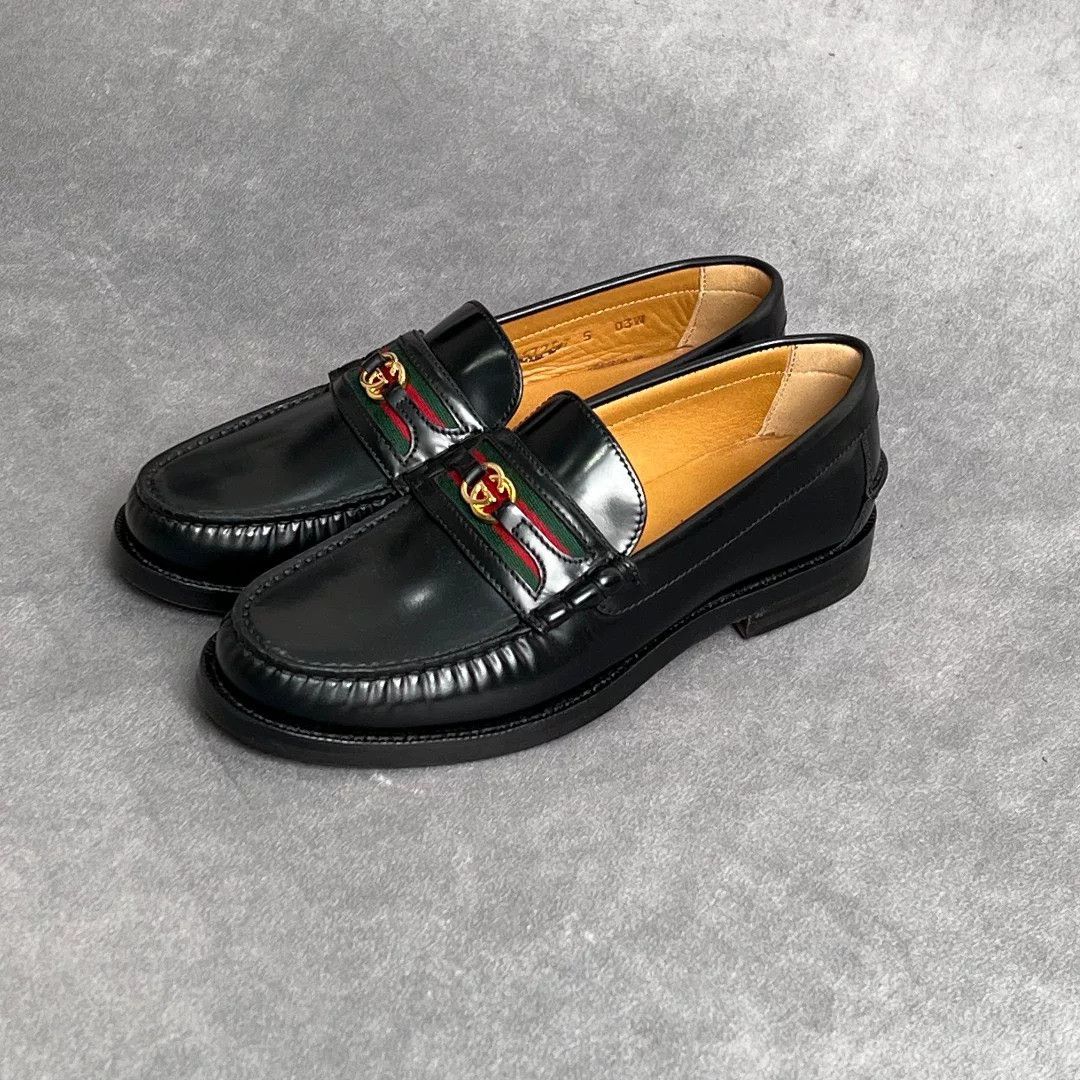 Gucci Gucci Retro Black Lowtop Sneakers 6 Men Size US 6 / EU 39 - 1 Thumbnail