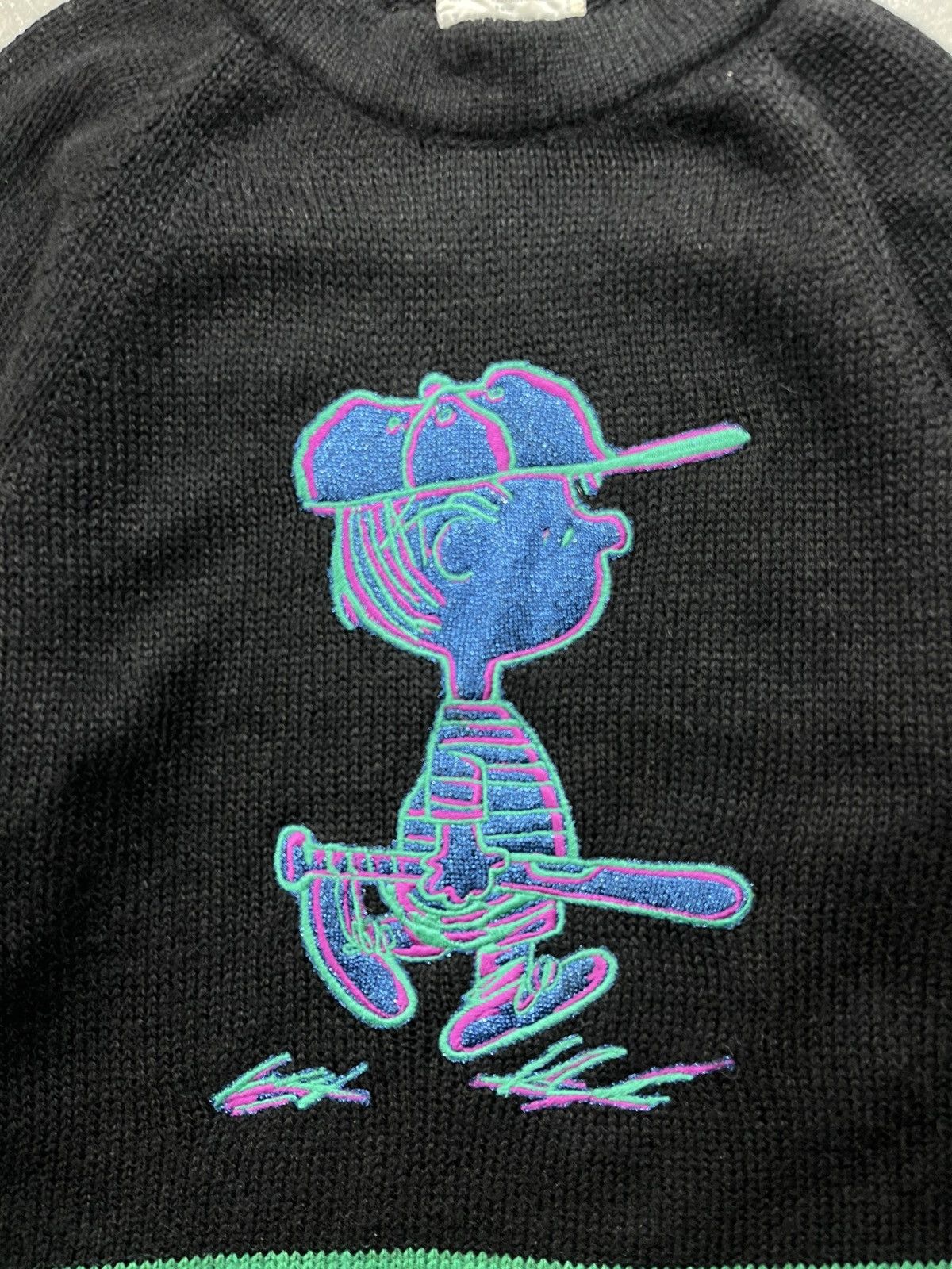 Iceberg Iceberg x Castelbajac Vintage Peanuts Knit Sweater Black Size M / US 6-8 / IT 42-44 - 2 Thumbnail