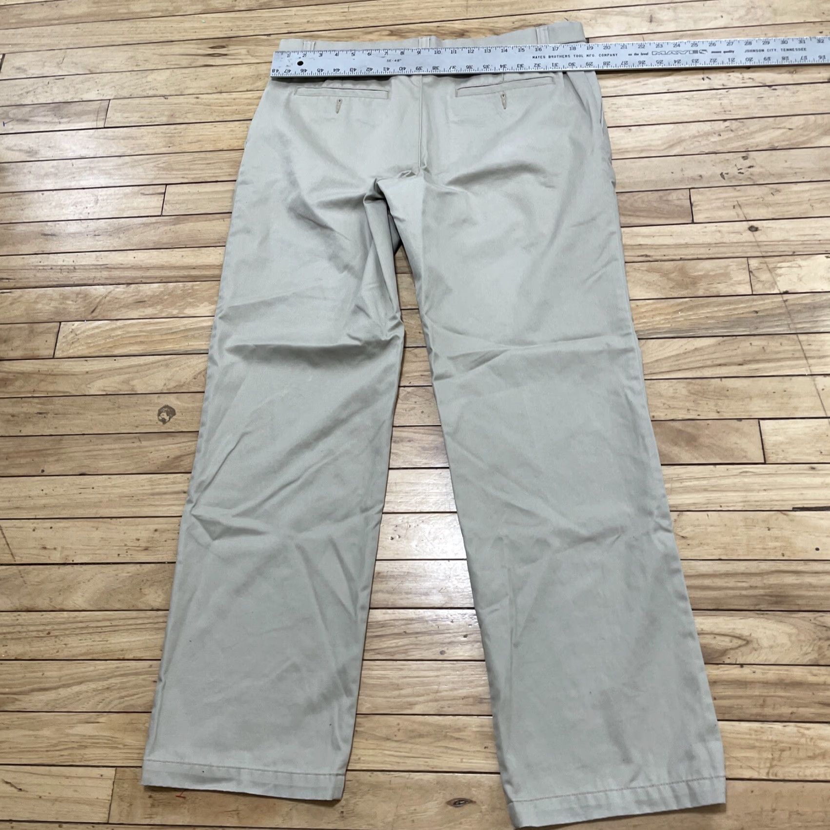 Cherokee Cherokee Pants Men Khaki Pleated Front Workwear Retro Y2k Straight 36x34 Beige Cotton Canvas Regular Size US 34 / EU 50 - 7 Thumbnail