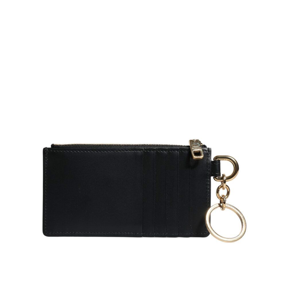 Dolce & Gabbana Dolce & Gabbana Black Calfskin Leather DG Logo Card Holder W Size ONE SIZE - 4 Thumbnail