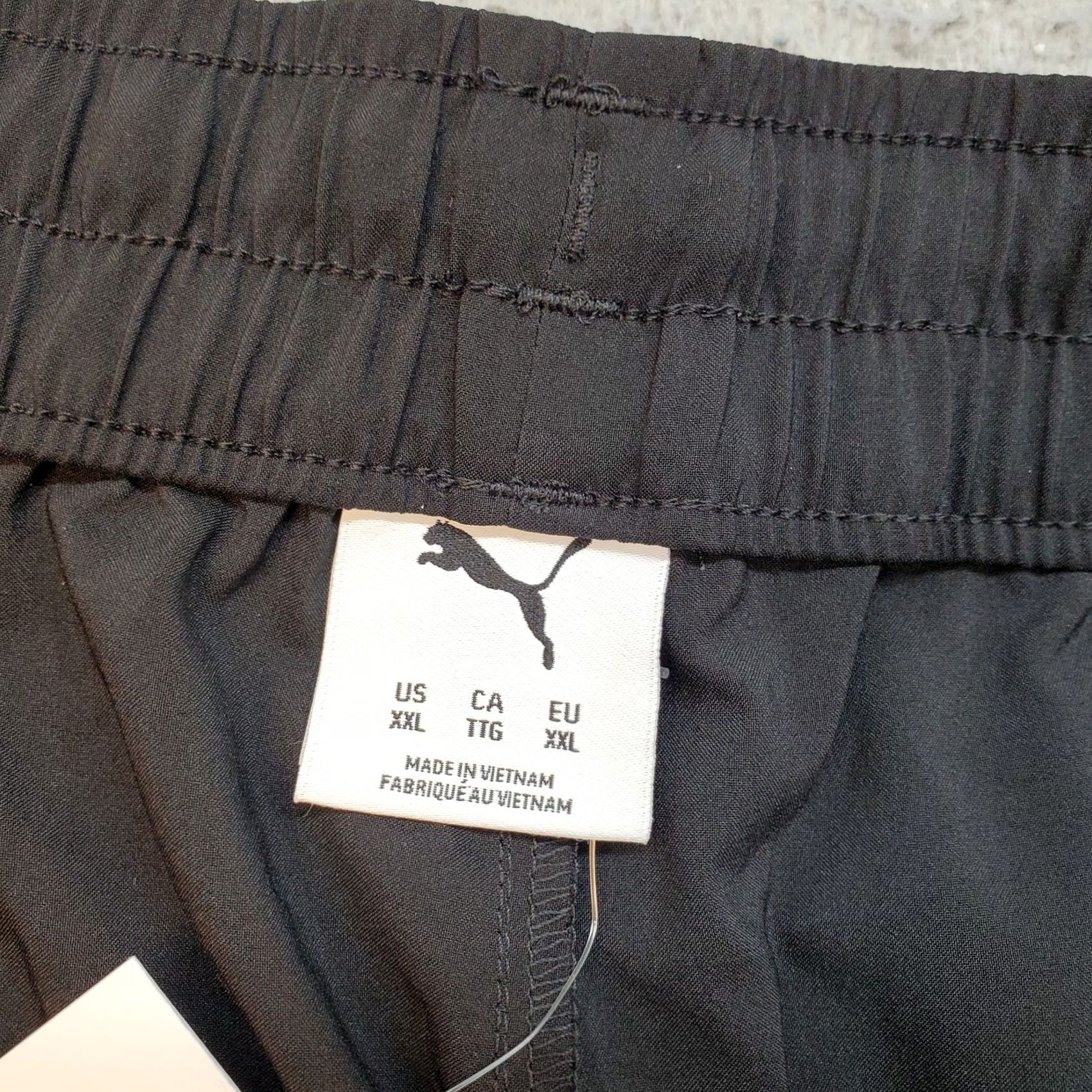 Puma PUMA Running Shorts Mens XXL Black Comfort Moisture Wicking Elastic Waist athletic shorts Size US 39 - 7 Thumbnail
