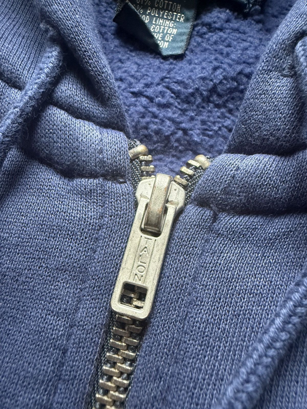 Polo Ralph Lauren Vintage Polo Ralph Lauren Full Zip Hoodie Talon Zipper Size US XL / EU 56 / 4 - 3 Thumbnail