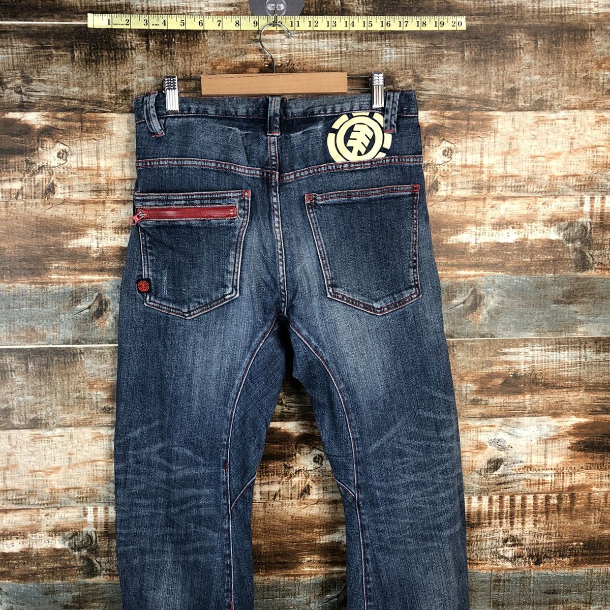 Element × Vintage DLL Element Blue selvedge Denim Pants #C122 Size US 30 / EU 46 - 13 Thumbnail