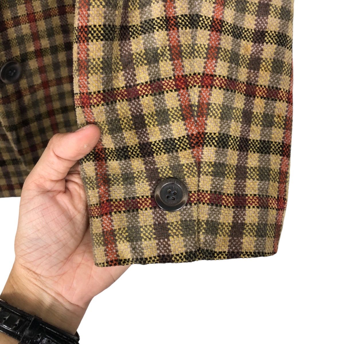 Japanese Brand 📌Vintage Chore Jacket Kenzo Watanabe Tartan Design Size US M / EU 48-50 / 2 - 16 Thumbnail