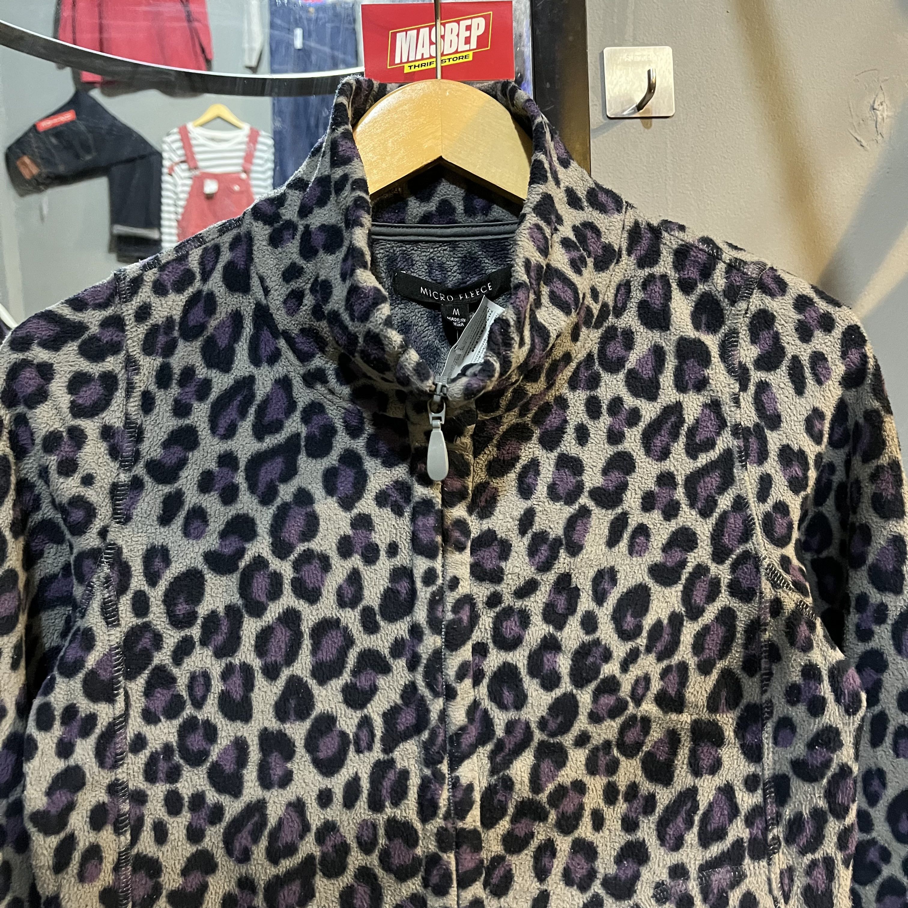 Le Grande Bleu (L.G.B.) × Uniqlo × Vintage Micro fleece uniqlo leopard colour y2k Size M / US 6-8 / IT 42-44 - 2 Thumbnail