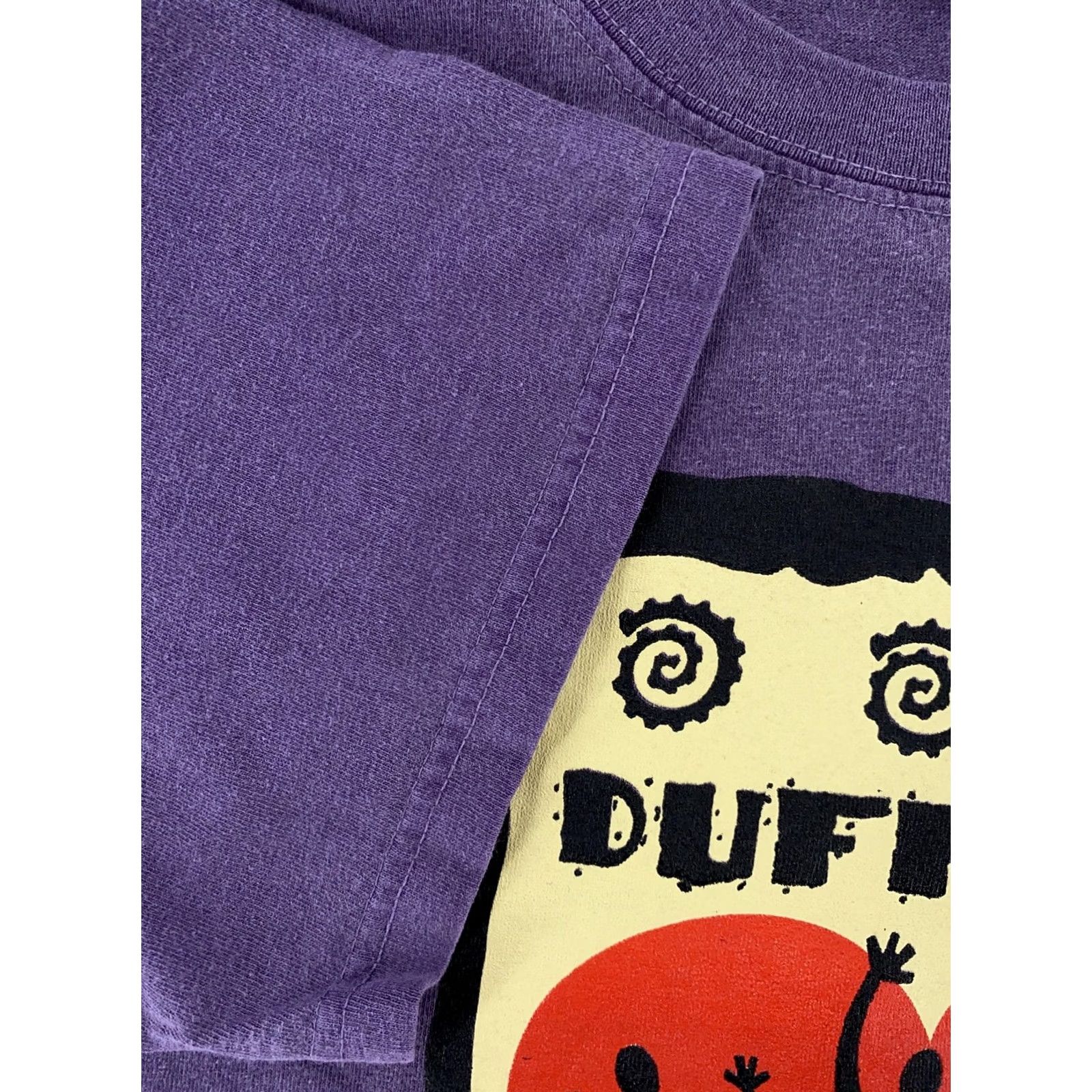 Anvil Duffy's Love Shack Bar Shirt Mens L Purple T-Shirt Graphic Print Short Sleeve Crew Neck Caribbean Tee Size US L / EU 52-54 / 3 - 3 Thumbnail