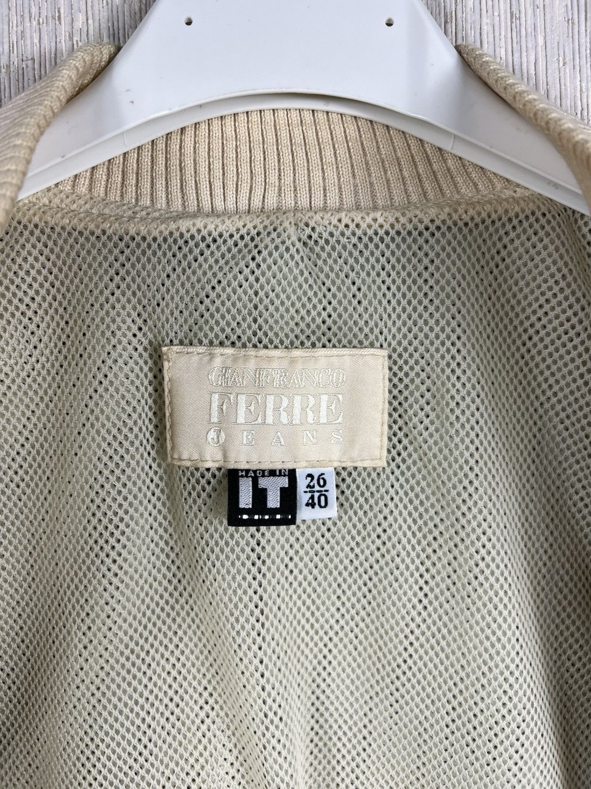 Gianfranco Ferre Vintage Gianfranco Ferre jeans y2k airy holes leather jacket Size S / US 4 / IT 40 - 18 Thumbnail