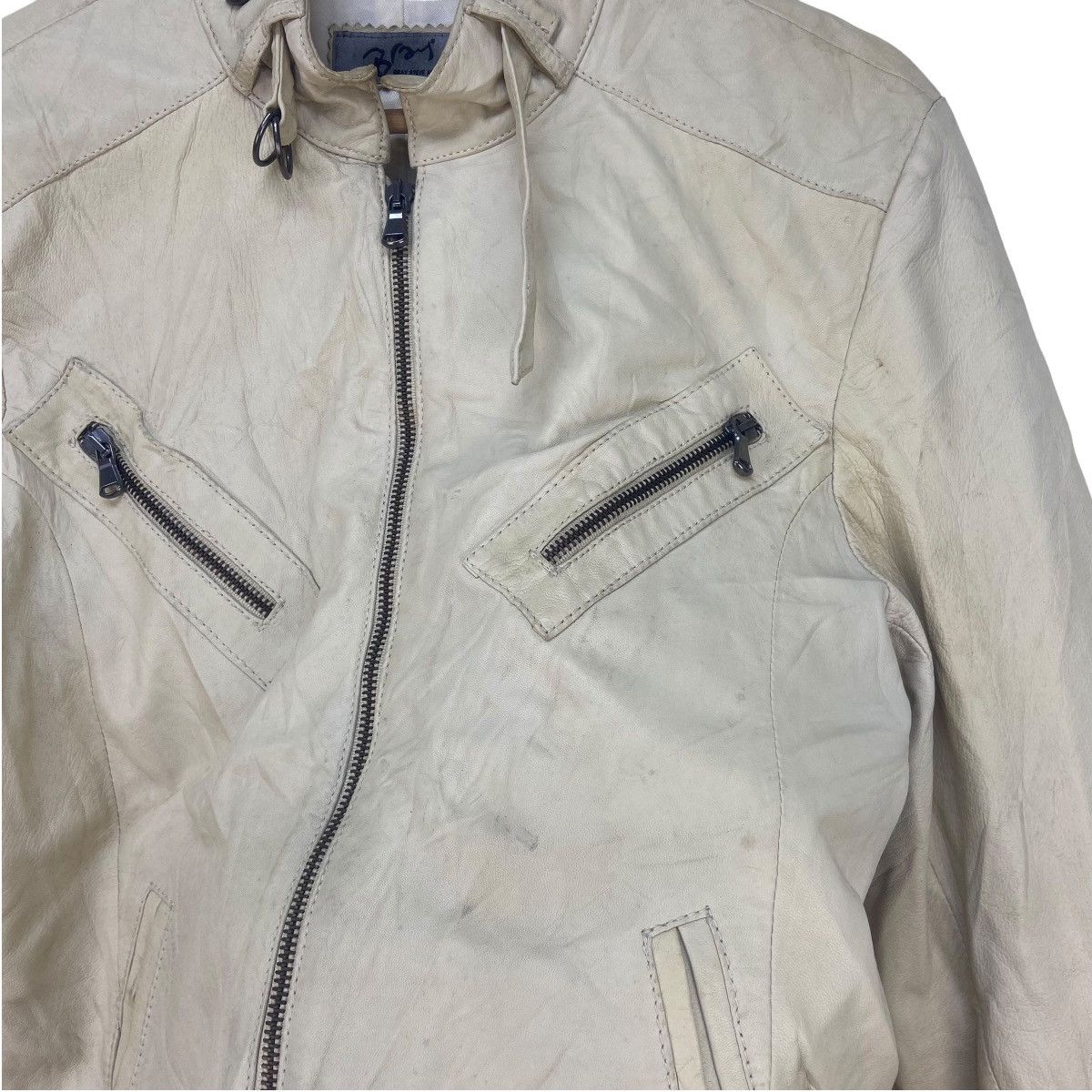 Bray Steve Alan Made in Italy Bray Steve Alan Biker Leather Jacket Size US S / EU 44-46 / 1 - 19 Thumbnail