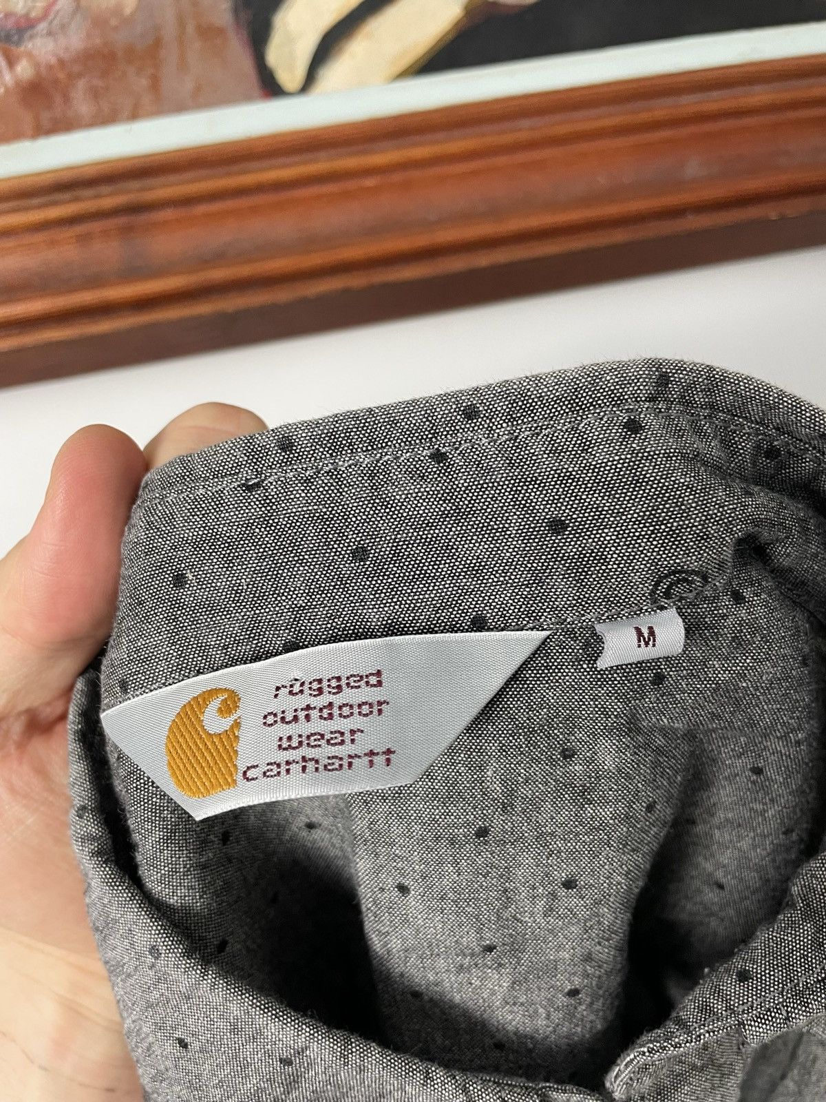 Carhartt Carhartt Coppell Shirt Button Up Dots Work Workwear Casual Size US M / EU 48-50 / 2 - 3 Thumbnail