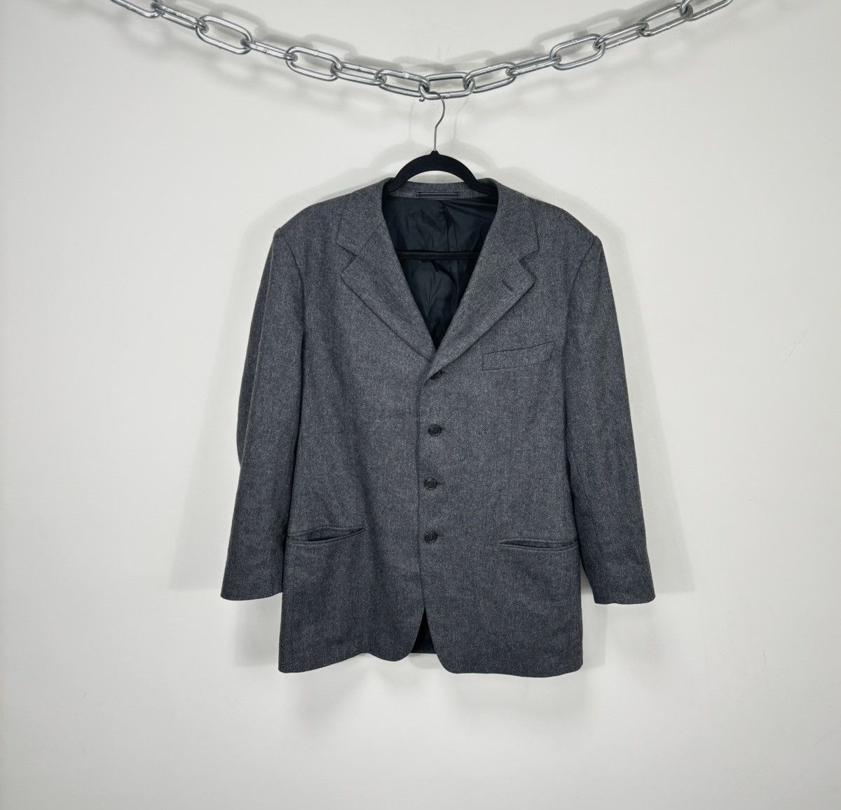 Ermenegildo Zegna Ermenegildo Zegna Soft Men’s 4-Buttons Wool Cashmere Blazer Size 40R - 1 Thumbnail