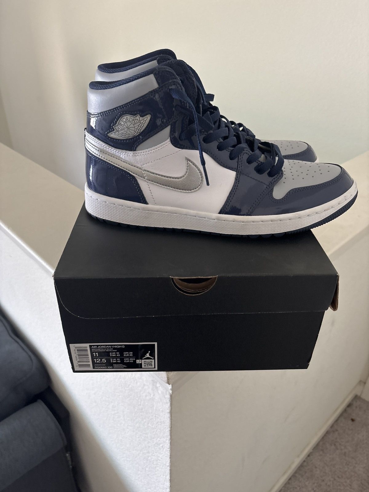 Jordan Brand Jordan 1 High G Navy Size US 11 / EU 44 - 1 Thumbnail