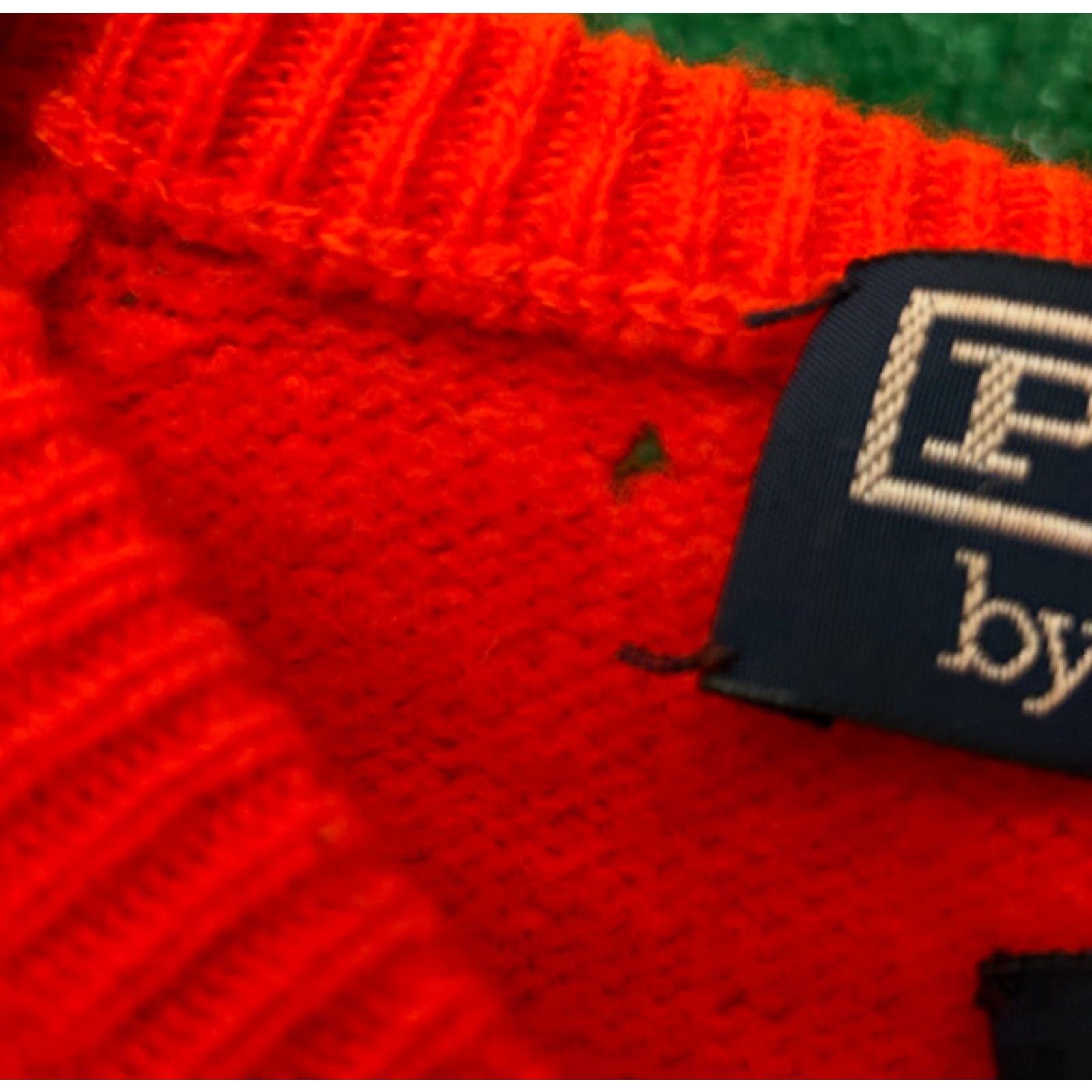 Polo Ralph Lauren VINTAGE Polo Ralph Lauren Sweater Mens M V-Neck Wool Pullover Orange Red 90s Classic Preppy Logo Knit Size US M / EU 48-50 / 2 - 4 Thumbnail