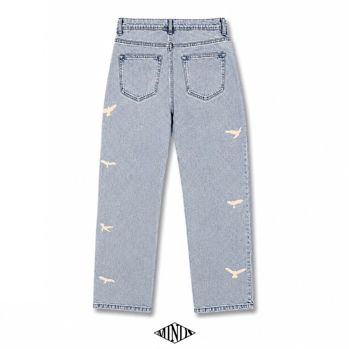 Other Desperado "Birds" Denim Jeans Size US 32 / EU 48 - 2 Thumbnail