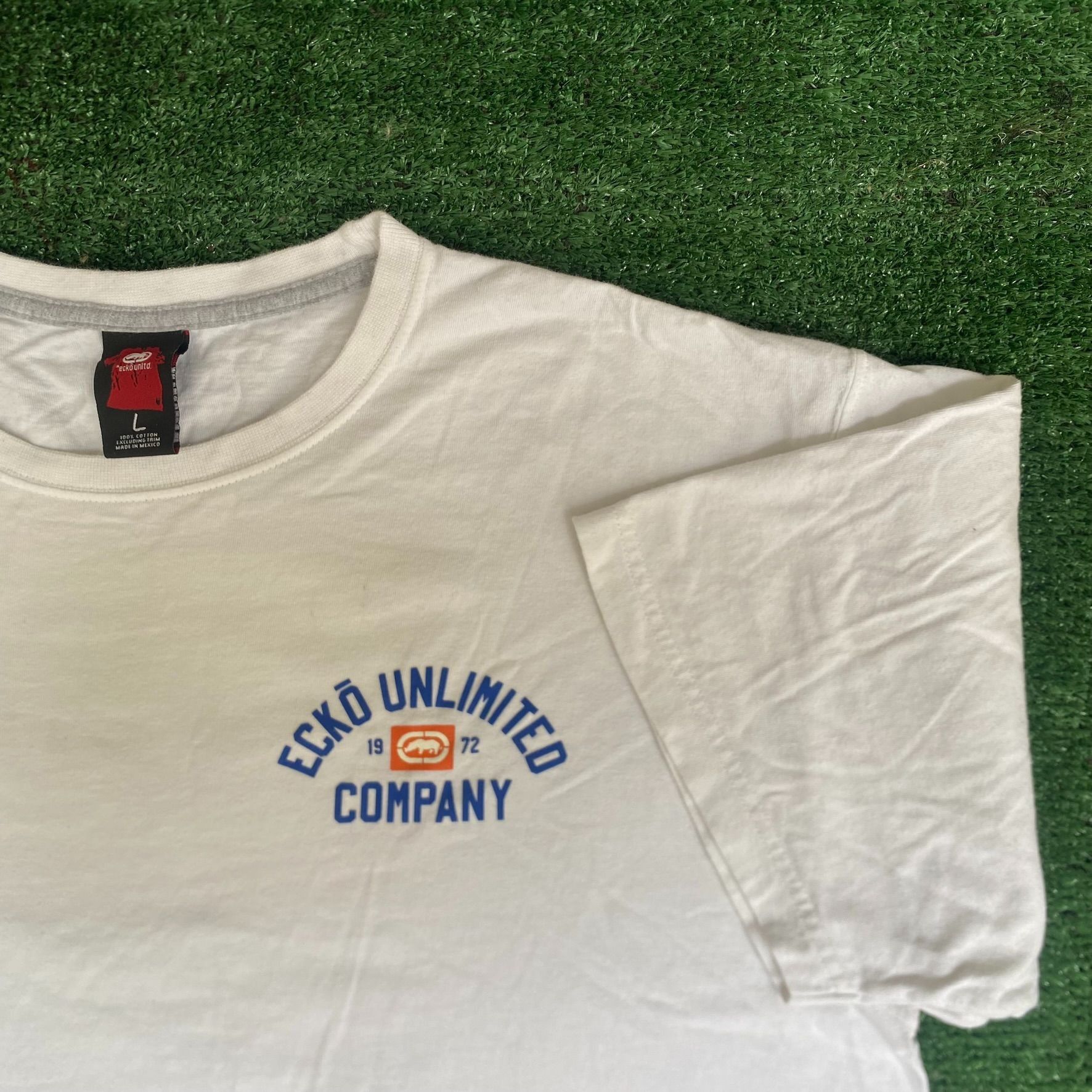 Ecko Unltd. Vintage Y2K Ecko Unltd. Shirt Rhino Logo Retro White Tee Size US L / EU 52-54 / 3 - 5 Thumbnail