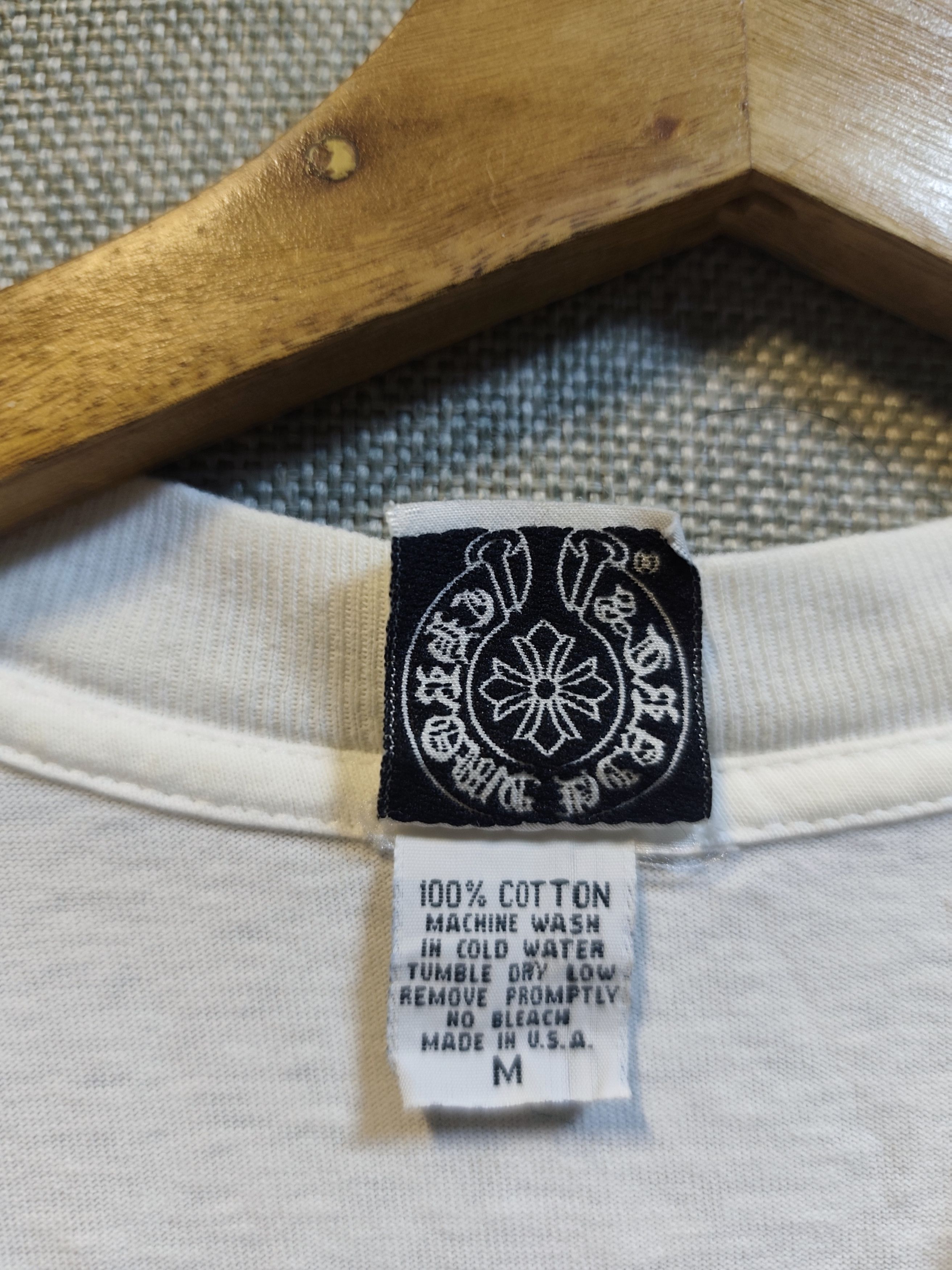 Chrome Hearts Vintage Chrome Hearts Vintage NYC Neck Logo Tee Size US M / EU 48-50 / 2 - 10 Thumbnail