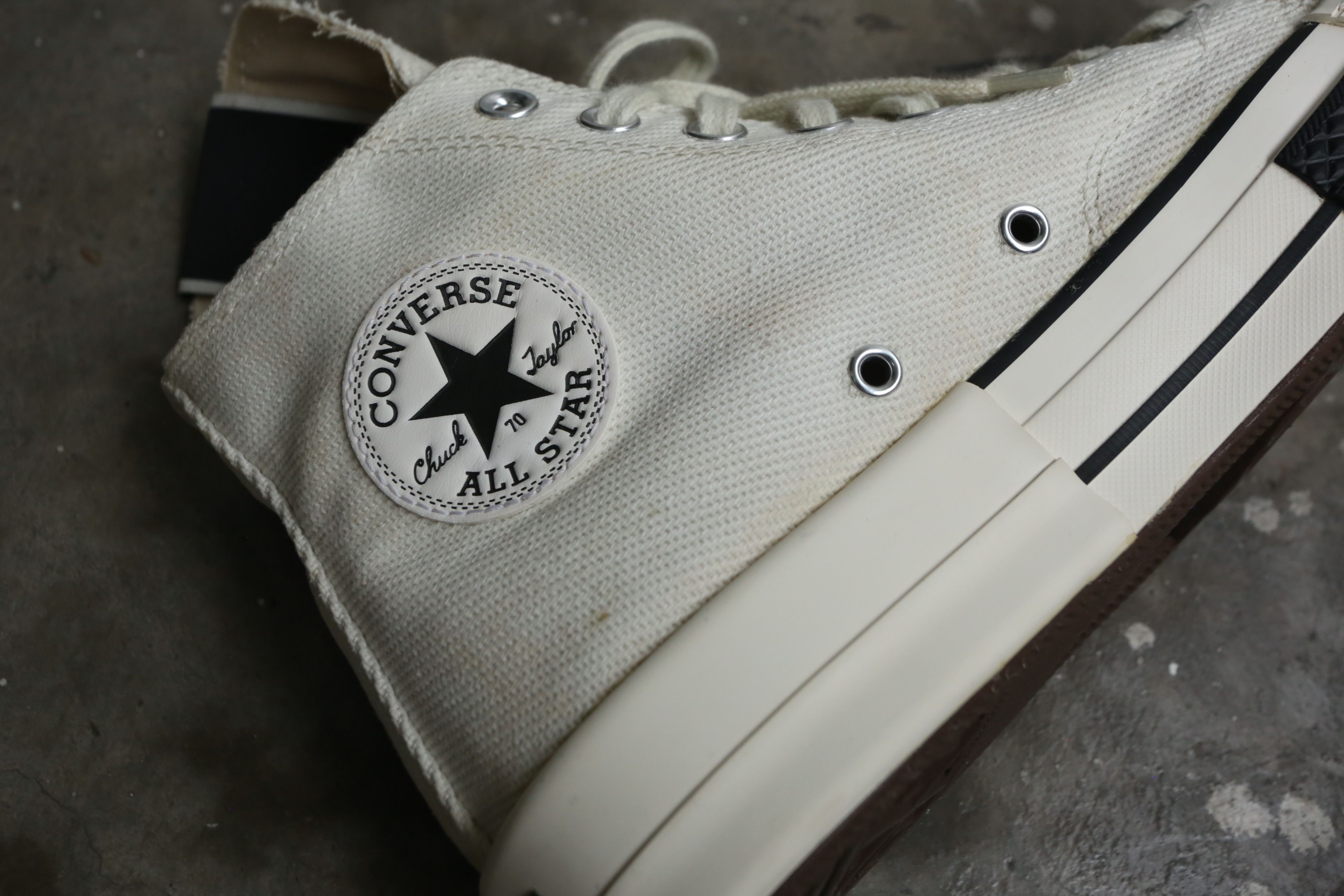 Converse × Rick Owens Drkshdw Converse - Rick Owens DRKSHDW - F/W 21 - DRKSTAR Chuck 70 Hi Size US 8.5 / EU 41-42 - 13 Thumbnail