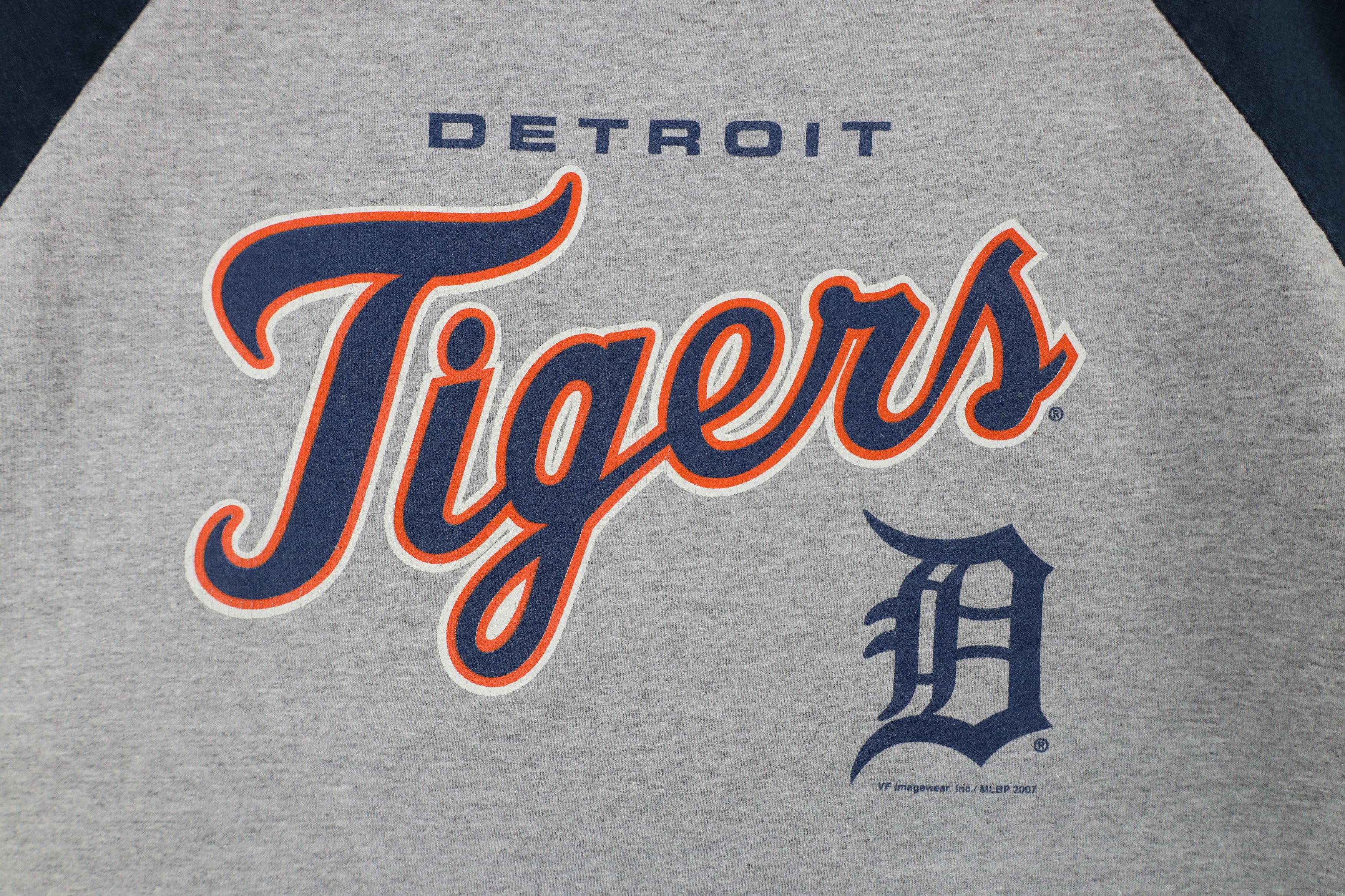 Vintage Vintage Y2K Tigers Baseball 3/4 Sleeve Raglan T-Shirt Size US XL / EU 56 / 4 - 4 Thumbnail