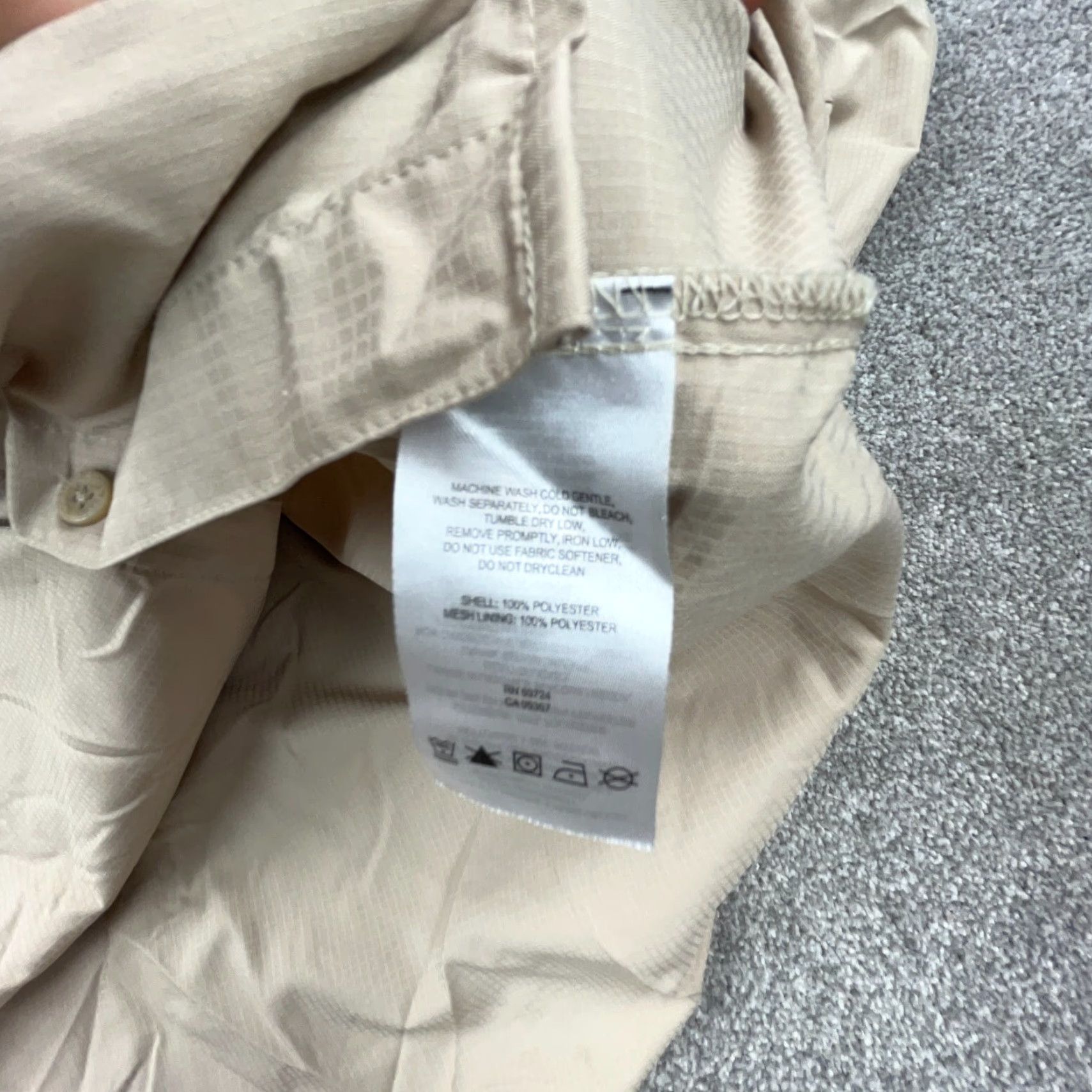 Vintage Columbia PFG Shirt Men 2XL Tan Brown Button Up Camp Outdoors Fishing Adult Long Sleeve Solid Omni-Shade Size US XXL / EU 58 / 5 - 6 Thumbnail