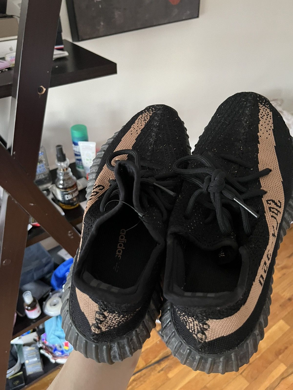 Adidas Adidas Yeezy Boost 350 v2 core Black Cooper Size US 8 / EU 41 - 6 Thumbnail