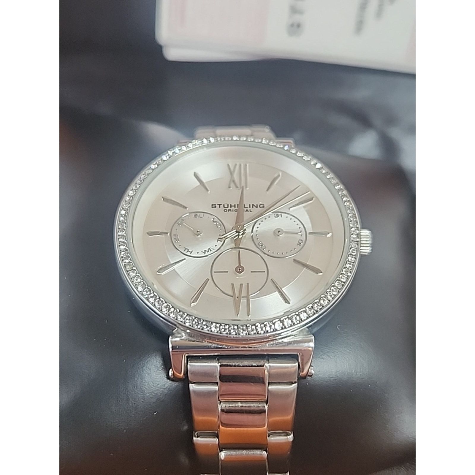 Other Stuhrling Original Women's Stainless Crystals Watch 143723 Size ONE SIZE - 3 Thumbnail