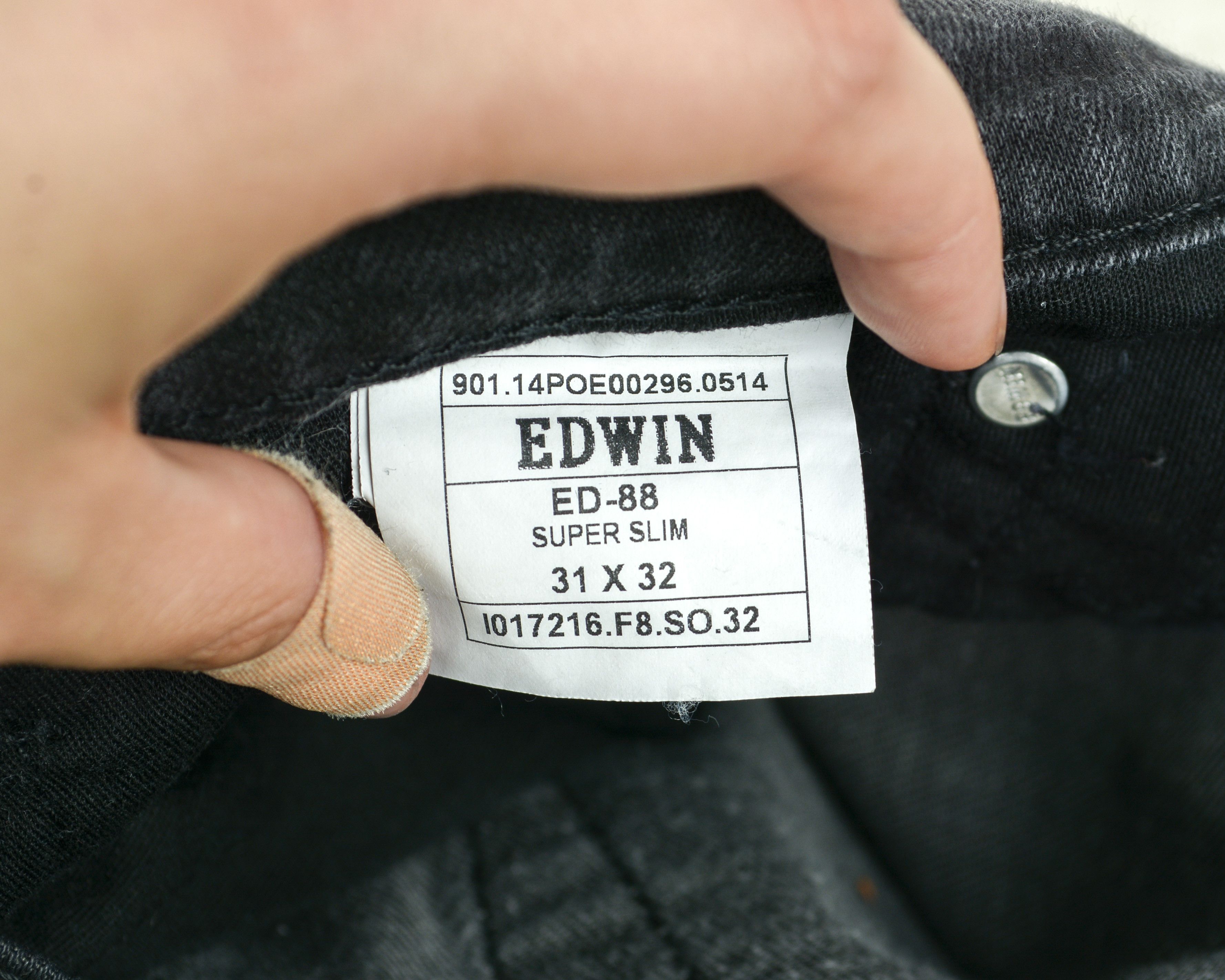 Edwin ED-88 Jeans Super Slim Denim Pants W31 L32 Skinny Trousers Size US 31 - 6 Thumbnail