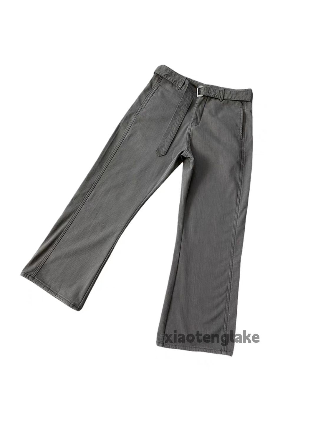 Designer × Japanese Brand × Vintage washed faded cleanfit y2k bootcut yuppie pants Size US 32 / EU 48 - 2 Thumbnail