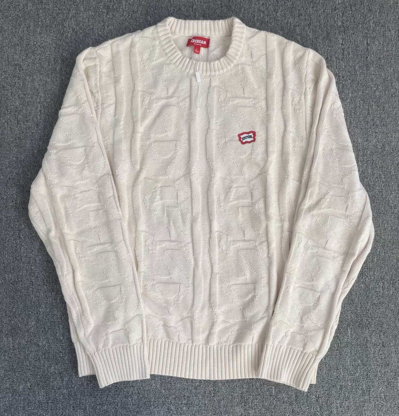 Billionaire Boys Club BBC ICECREAM Wool Cable-Knit Sweater Size US L / EU 52-54 / 3 - 1 Thumbnail