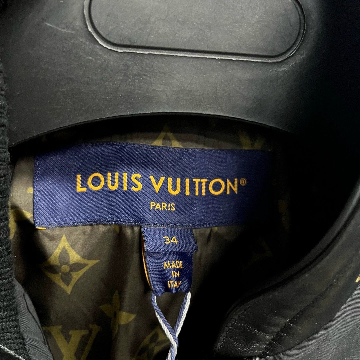 Louis Vuitton louis vuitton black leather zip jacket Size US L / EU 52-54 / 3 - 3 Thumbnail