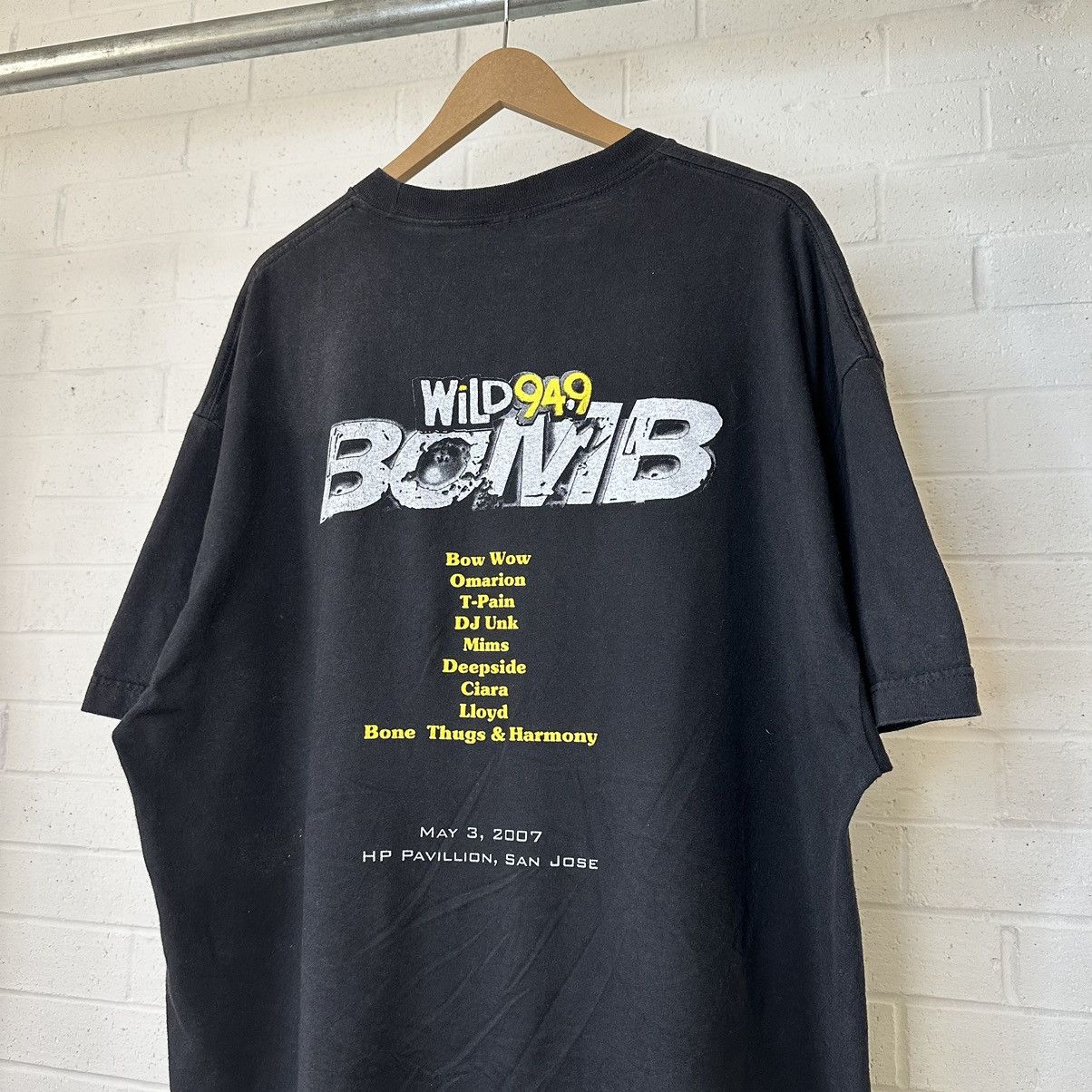 Vintage Wild 94.9 Bomb 2007 Hip-Hop Music Festival T-Shirt Size US XXL / EU 58 / 5 - 5 Thumbnail
