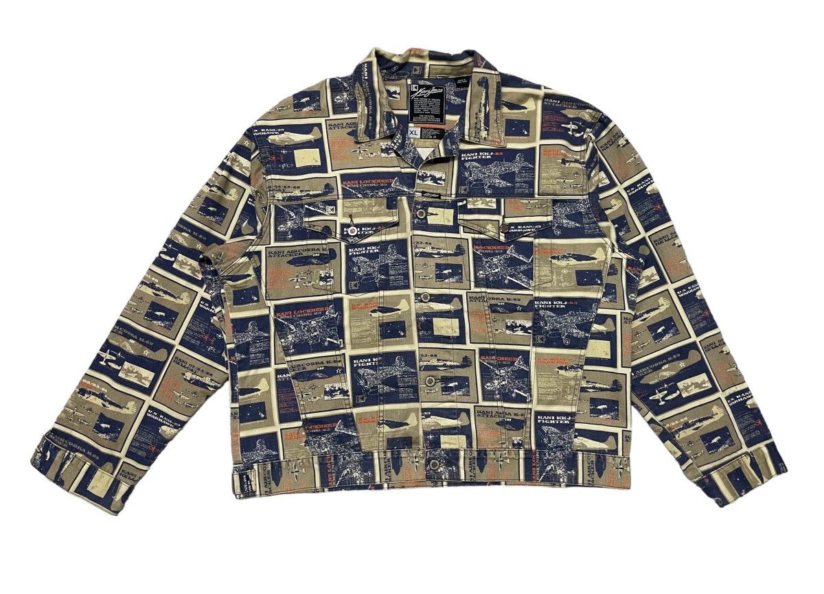 Karl Kani 90s KARL KANI DENIM JACKET FULLPRINT RARE DESIGN DISTRESSED Size US XL / EU 56 / 4 - 1 Thumbnail