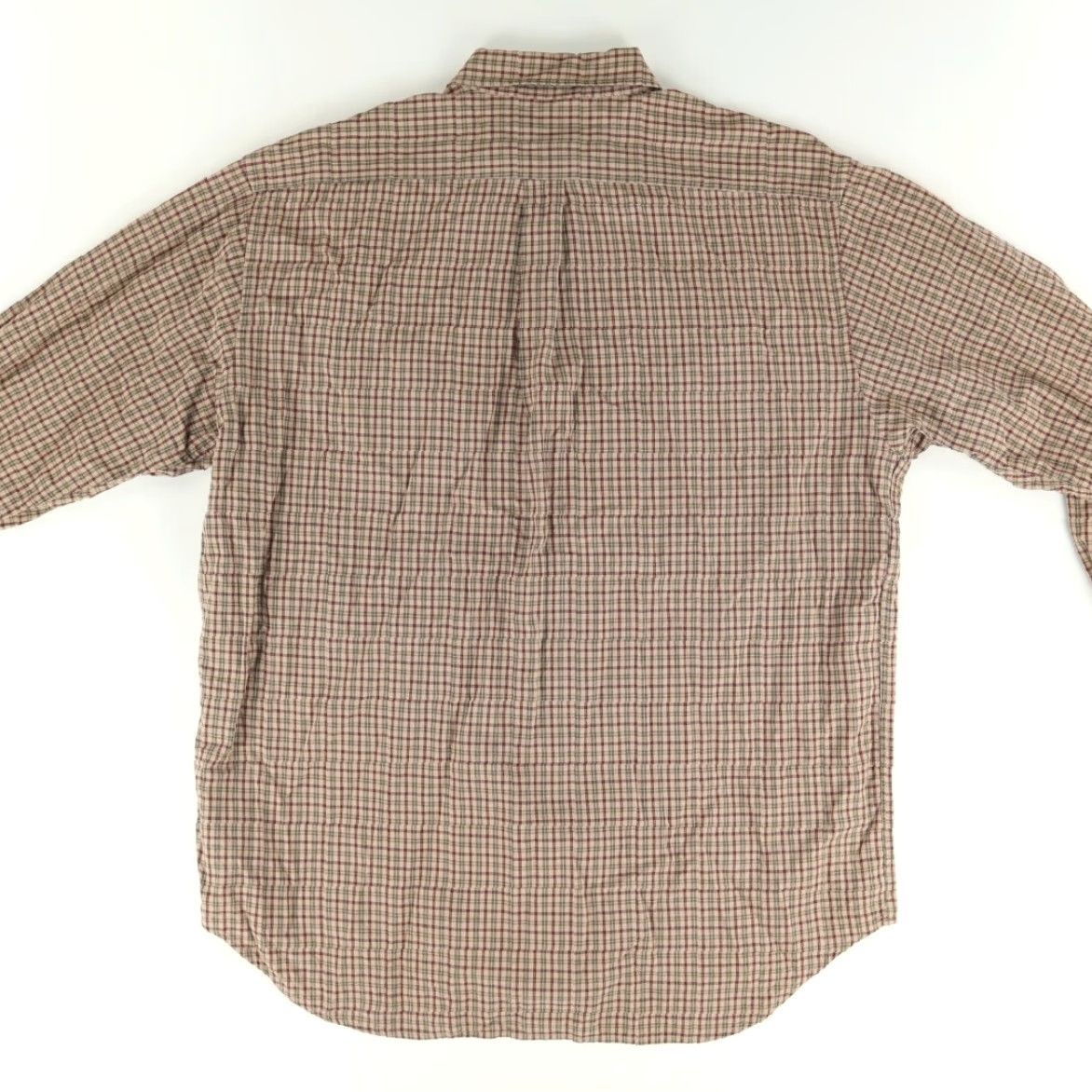 Abercrombie & Fitch Abercrombie & Fitch Outdoor Goods Cotton Gingham Long Sleeve Button Down Shirt Brown Men's L Size US L / EU 52-54 / 3 - 4 Thumbnail
