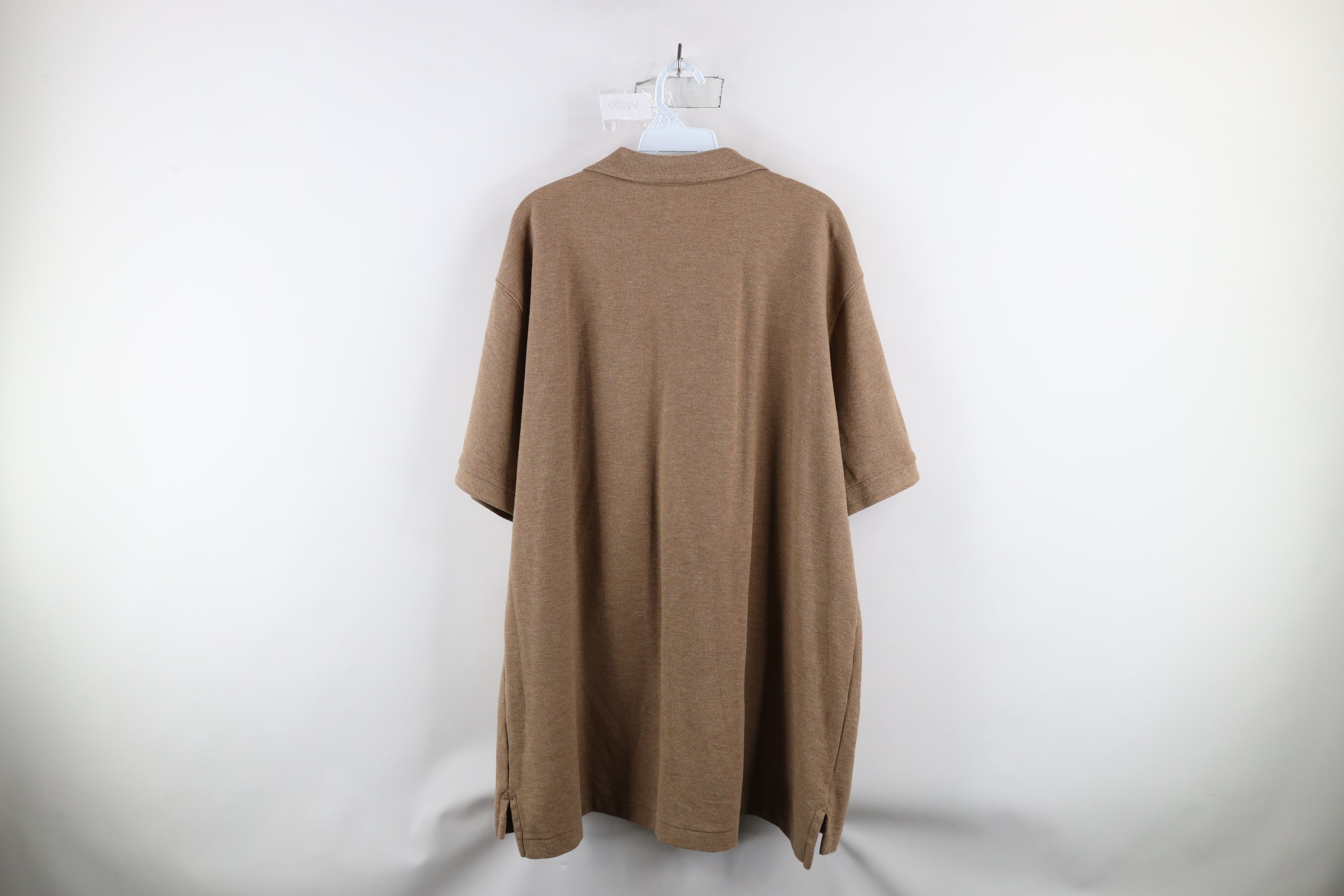 L.L. Bean × Vintage Vintage LL Bean Blank Pique Cotton Collared Polo Shirt Brown Size US XL / EU 56 / 4 - 7 Thumbnail