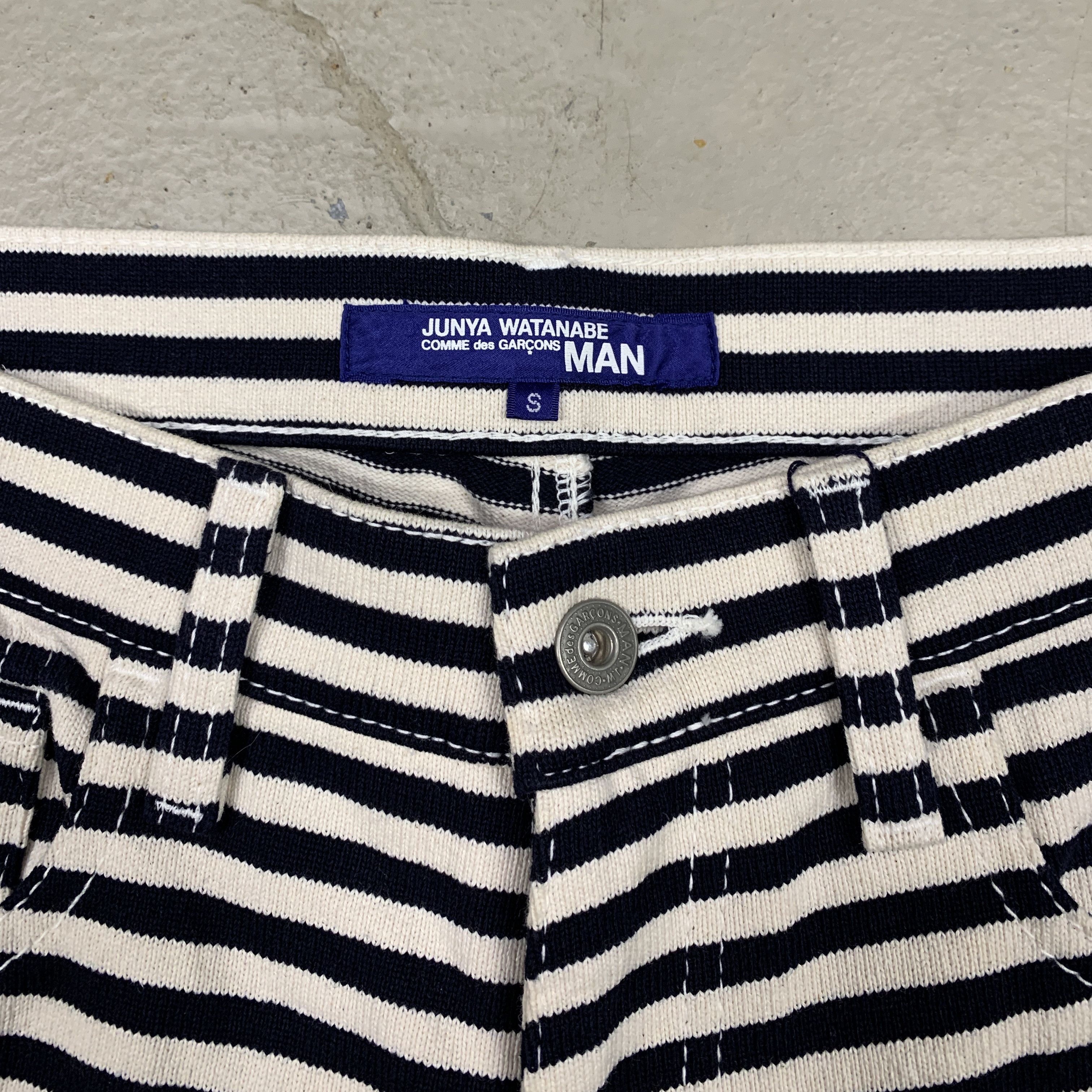 Junya Watanabe 2003 Heavy Knit Striped / Prisoner Pants Size US 32 / EU 48 - 8 Thumbnail