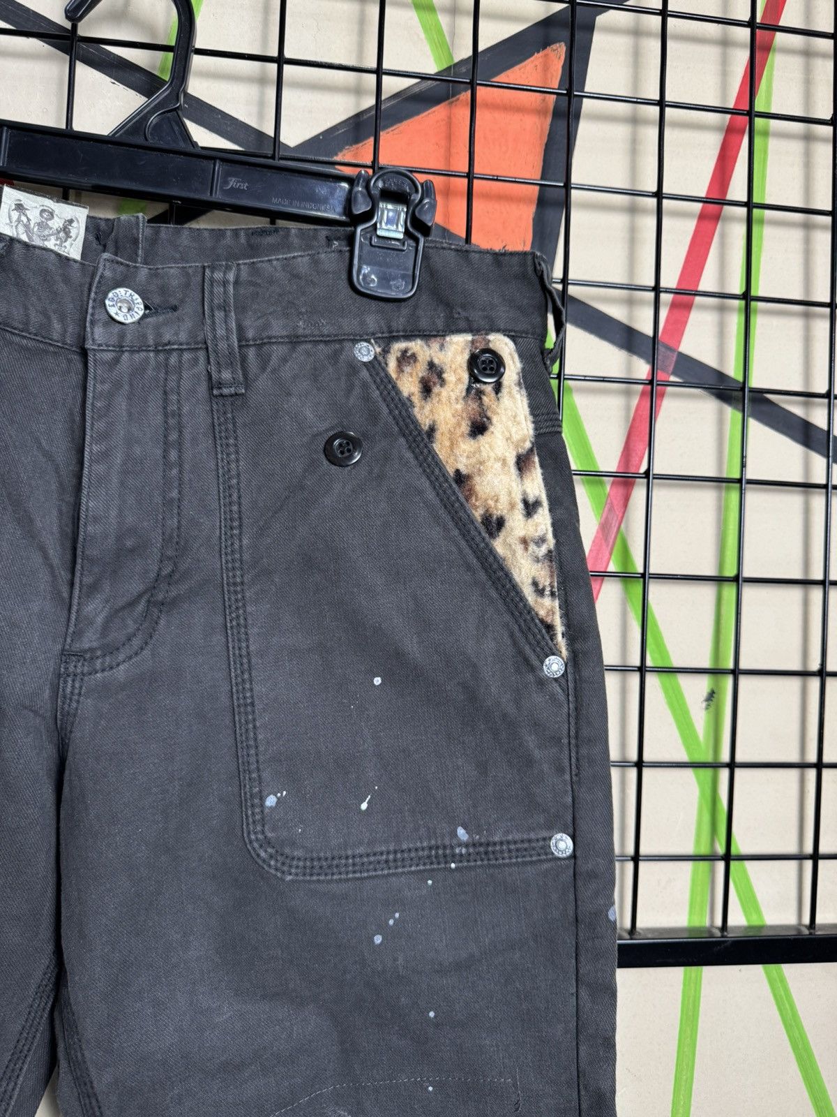 Japanese Brand Branch Distressed denim buckle back Size US 31 - 3 Thumbnail