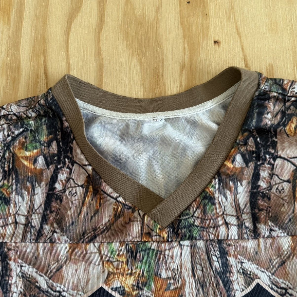 Vintage Vintage Camo Football Jersey Y2K Mesh Graphic Shirt Brown Size US XL / EU 56 / 4 - 8 Thumbnail