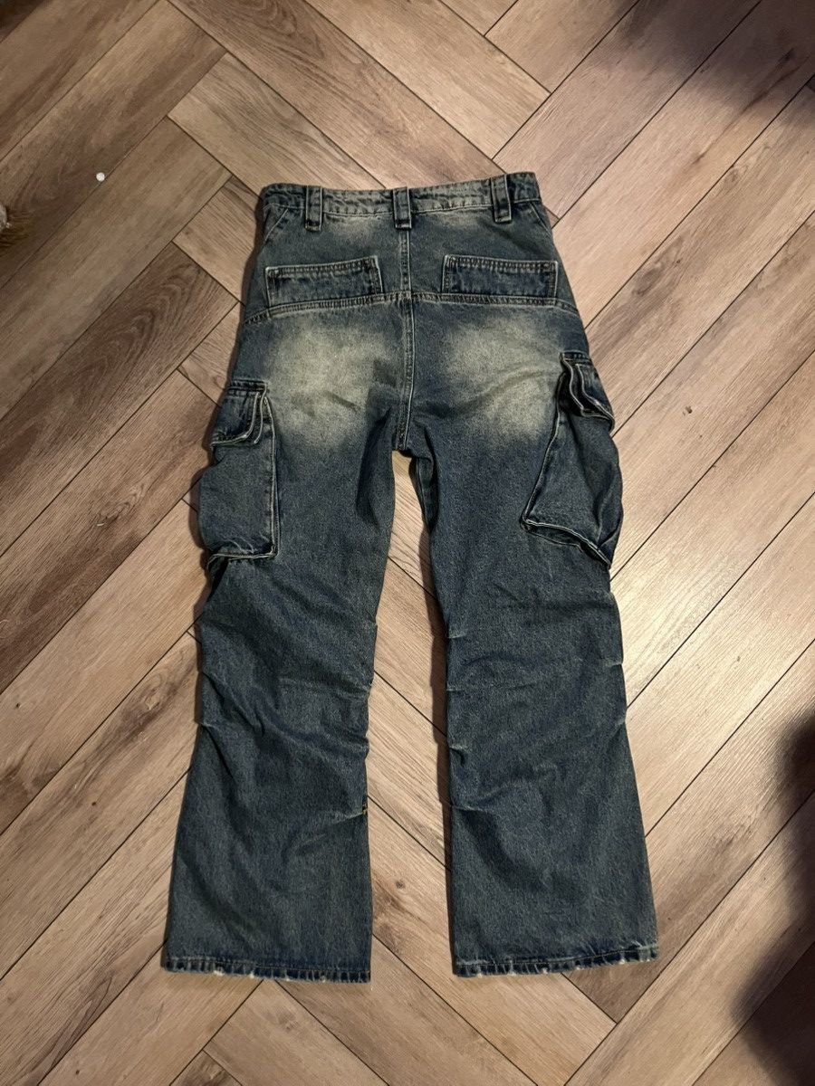 Other 11KN Cargo Denim Jeans – Washed Blue Size US 30 / EU 46 - 2 Thumbnail