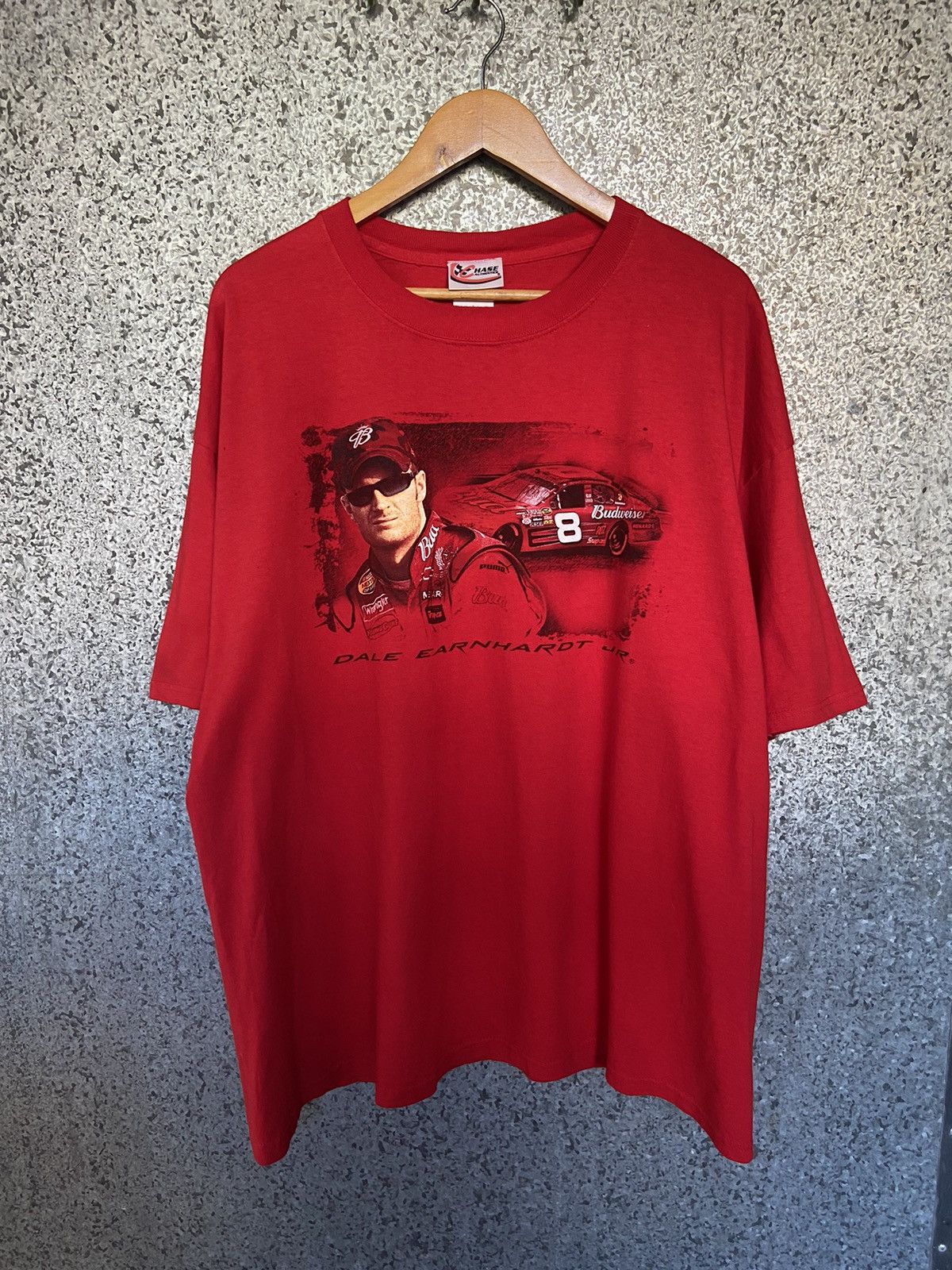 NASCAR Vintage Hase Authentic Dale Earnharot Jr Nascar t shirt Size US XL / EU 56 / 4 - 4 Thumbnail