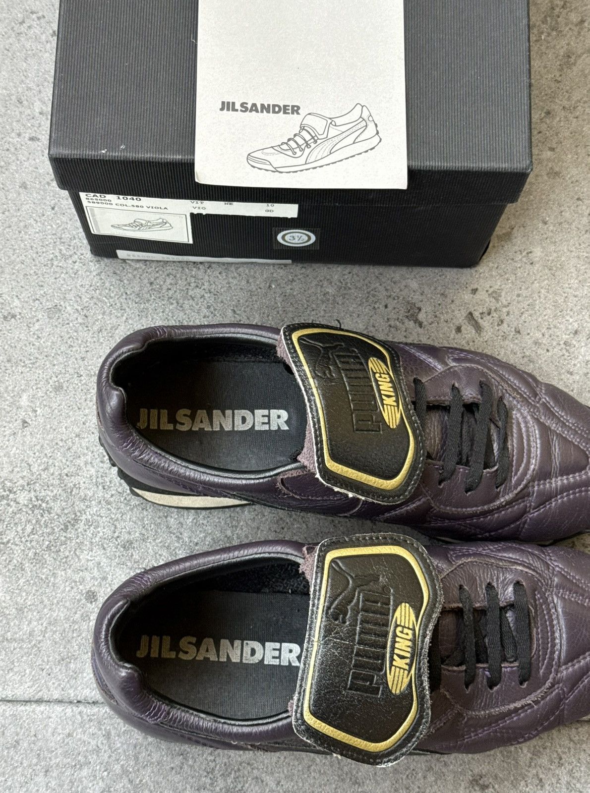 Jil Sander × Puma Vintage 00s Speedcat Puma x Jil Sander King Sneakers Leather Size US 6 / IT 36 - 4 Thumbnail