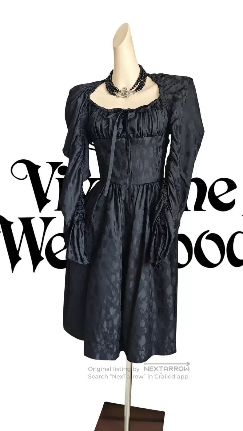 Vivienne Westwood Vivienne Westwood Black Damask Corset Dress Size M / US 6-8 / IT 42-44 - 3 Thumbnail