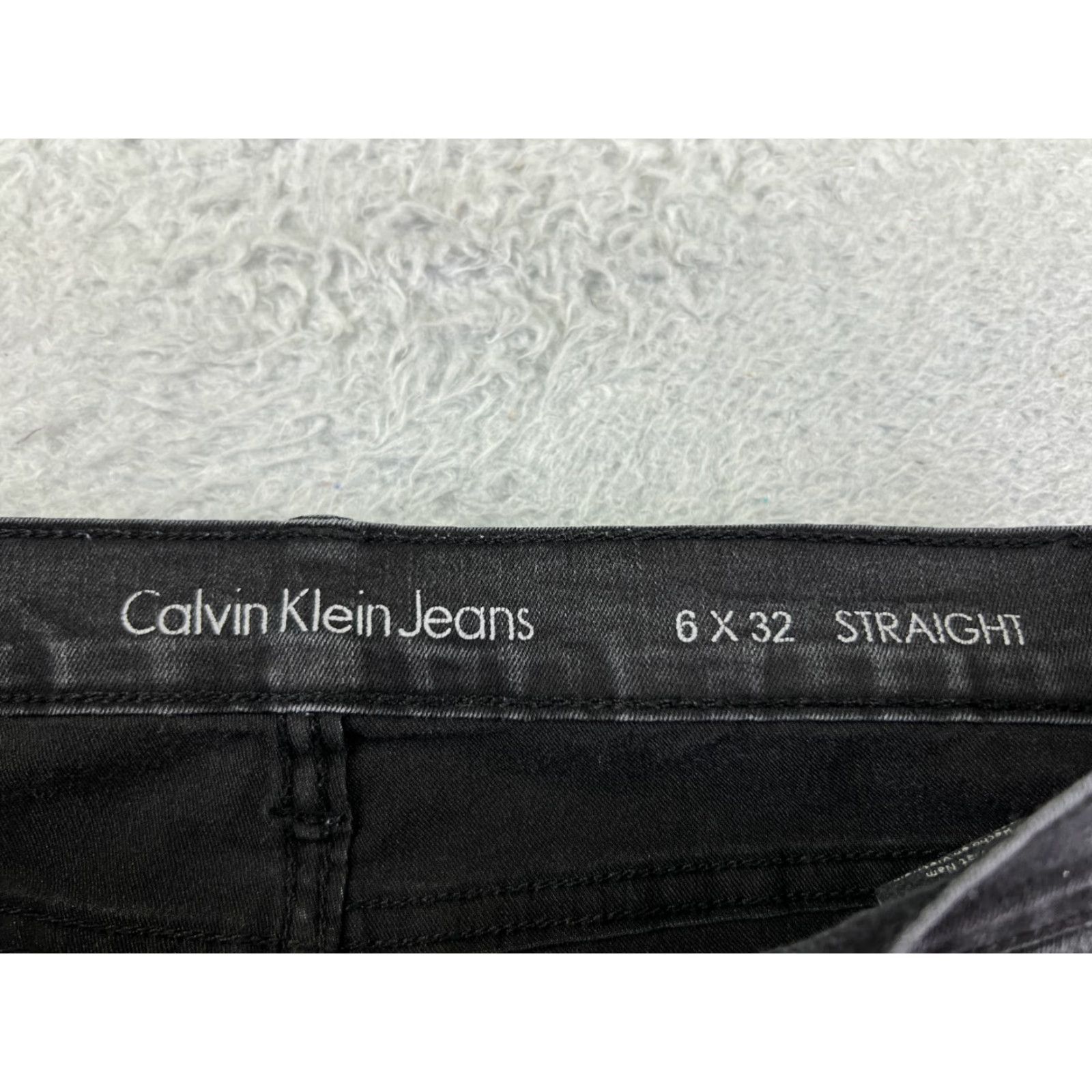 Calvin Klein Calvin Klein Jeans Women 6 Blue Denim Straight Leg Cotton Stretch 26x30 Size 28" / US 6 / IT 42 - 6 Thumbnail