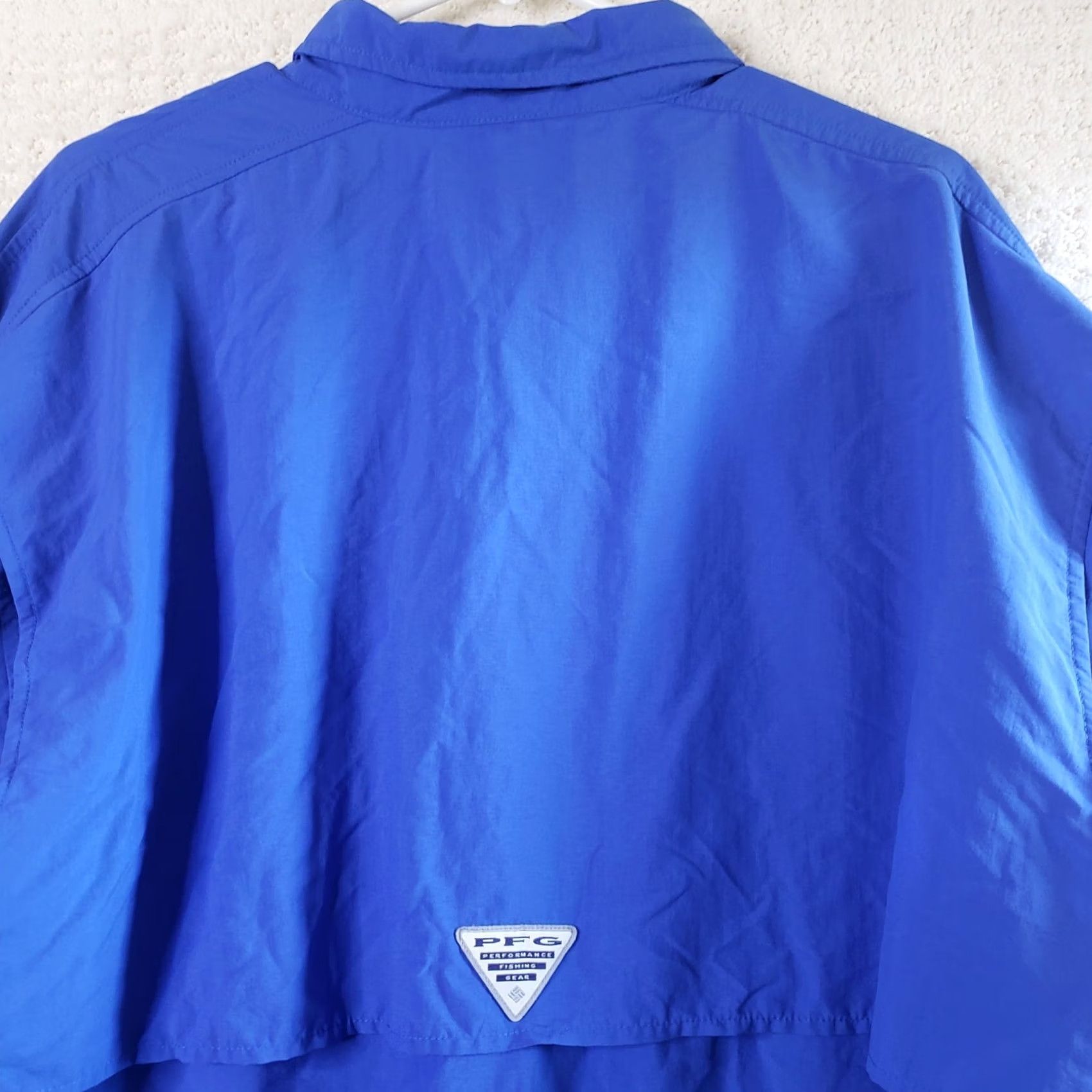 Vintage Columbia PFG Shirt Mens Blue XL Long Sleeve Button Up Fishing Size US XL / EU 56 / 4 - 7 Thumbnail