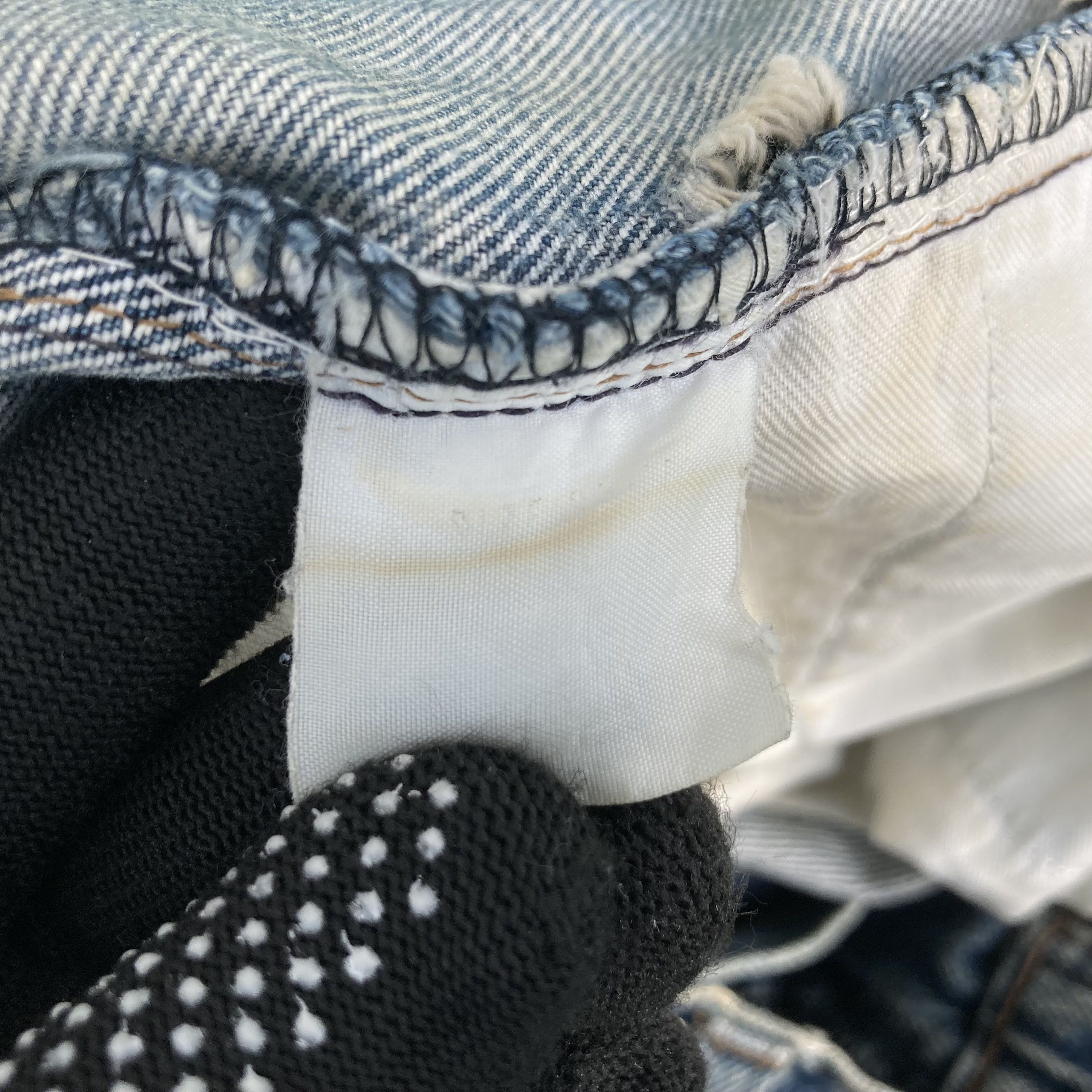 Levi's × Vintage Vtg Levis Short Distressed Jorts Ripped Punk Grunge Jeans Size US 32 / EU 48 - 8 Thumbnail