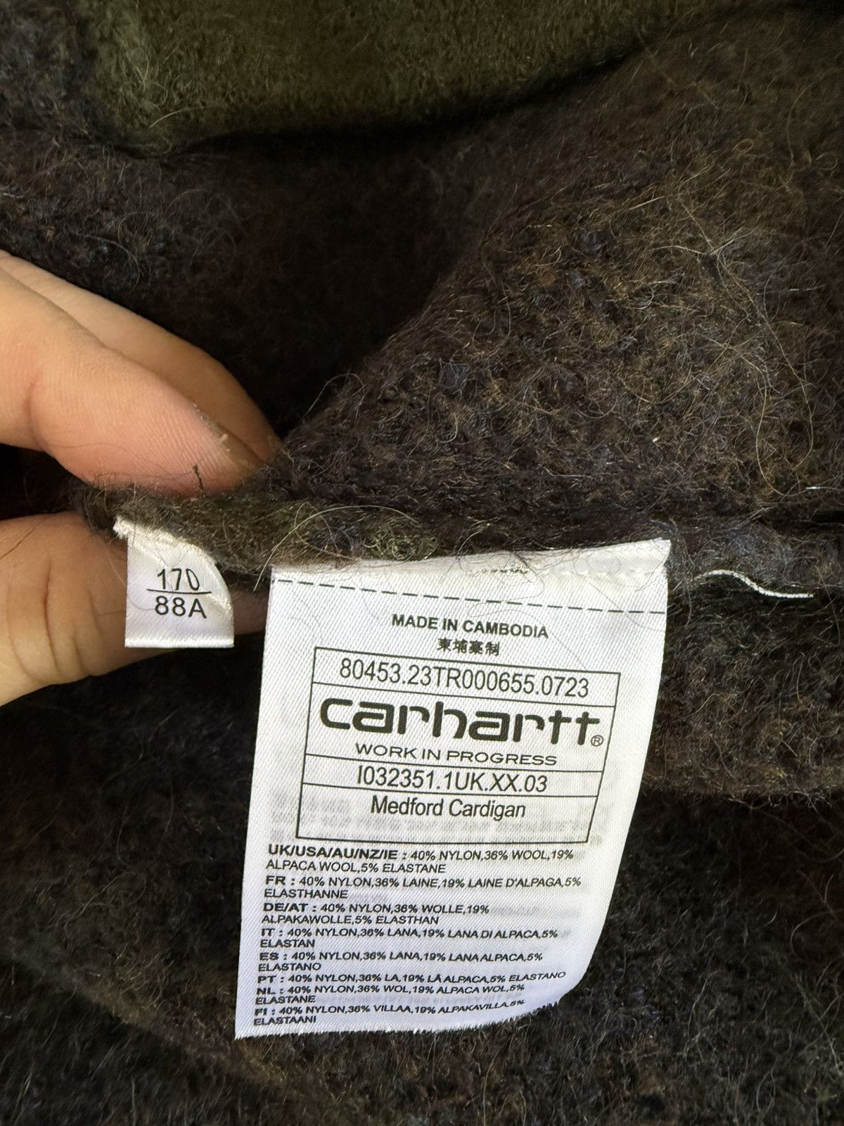 Carhartt Wip Carhartt WIP Medford Cardigan Size US S / EU 44-46 / 1 - 5 Thumbnail