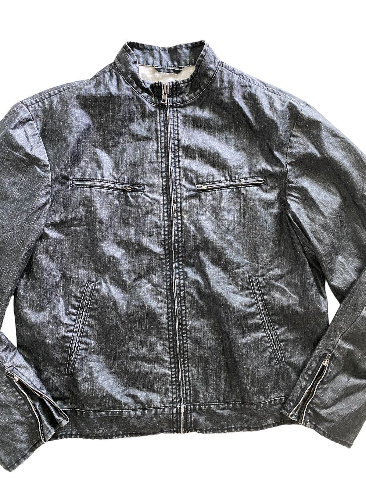 Calvin Klein × Calvin Klein 205W39NYC × Seditionaries CK CALVIN KLEIN Black Jacket zipper Punk bikers design style Size US XL / EU 56 / 4 - 8 Thumbnail