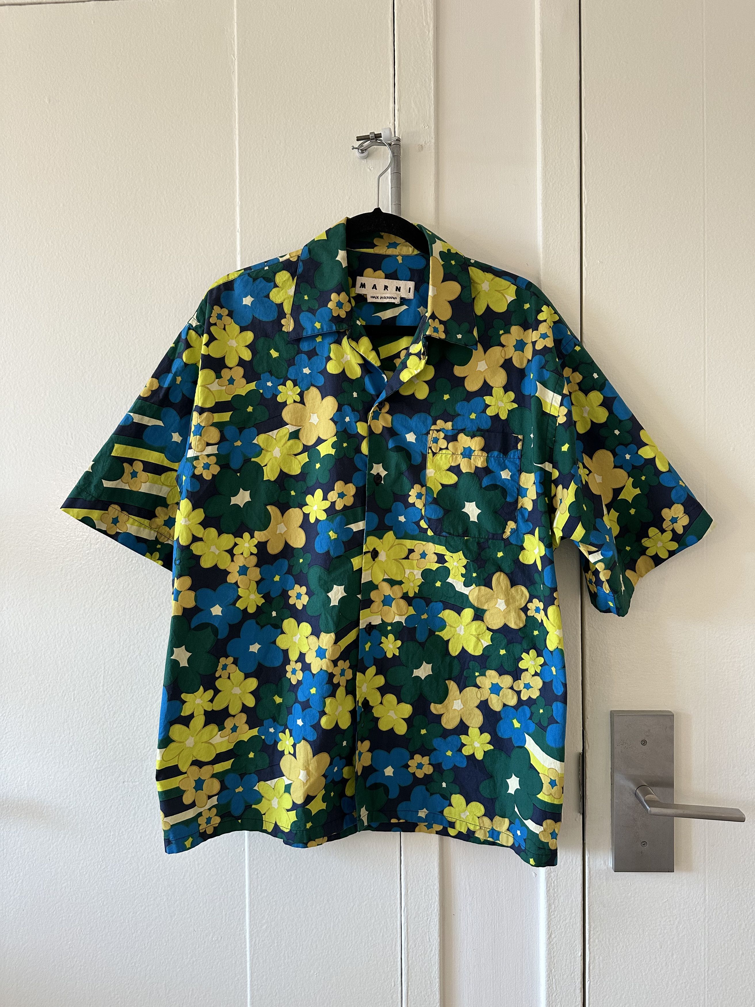 Marni Floral Camp Collar Shirt